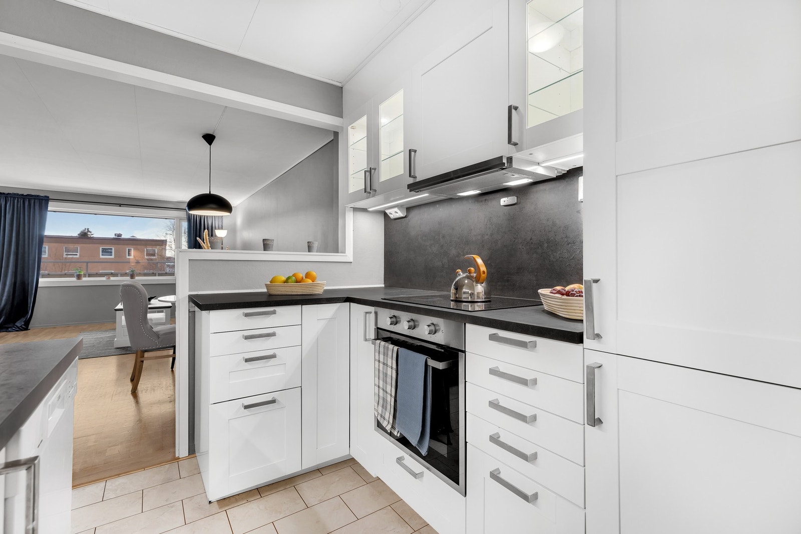 Integrerte hvitevarer følger handelen. Galleribilde