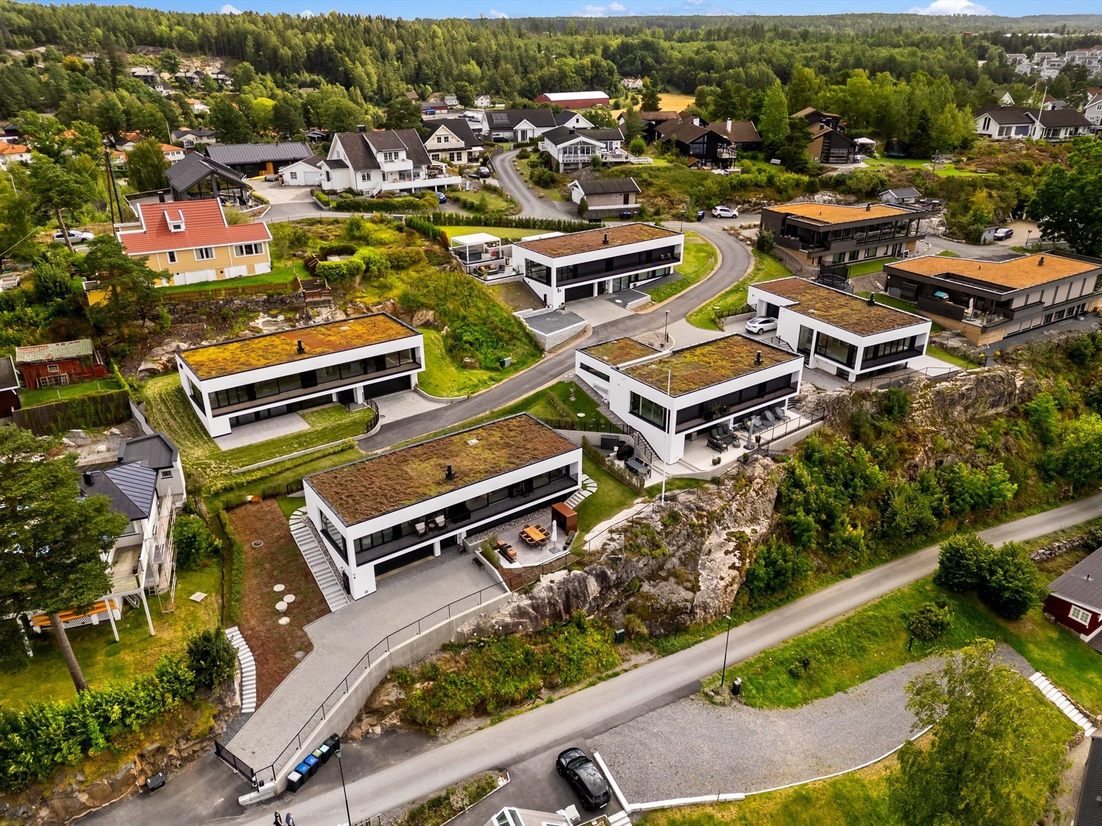 Dronefoto Galleribilde