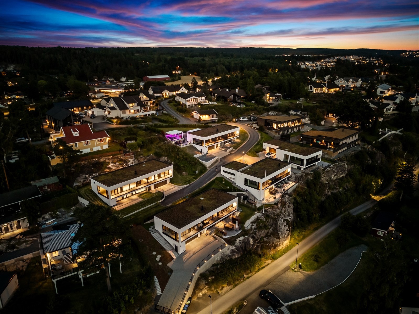 Dronefoto Galleribilde