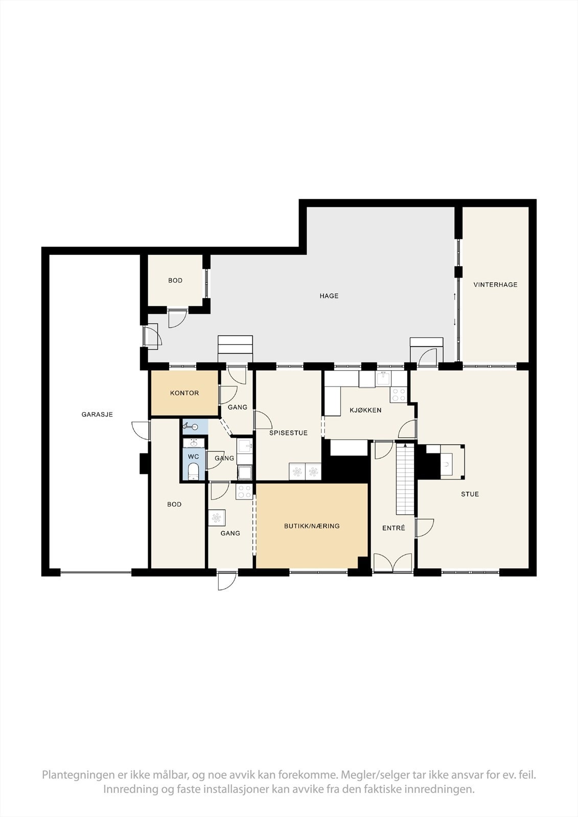 Plantegning Rådhusgata 25 (Hovedbolig) Galleribilde