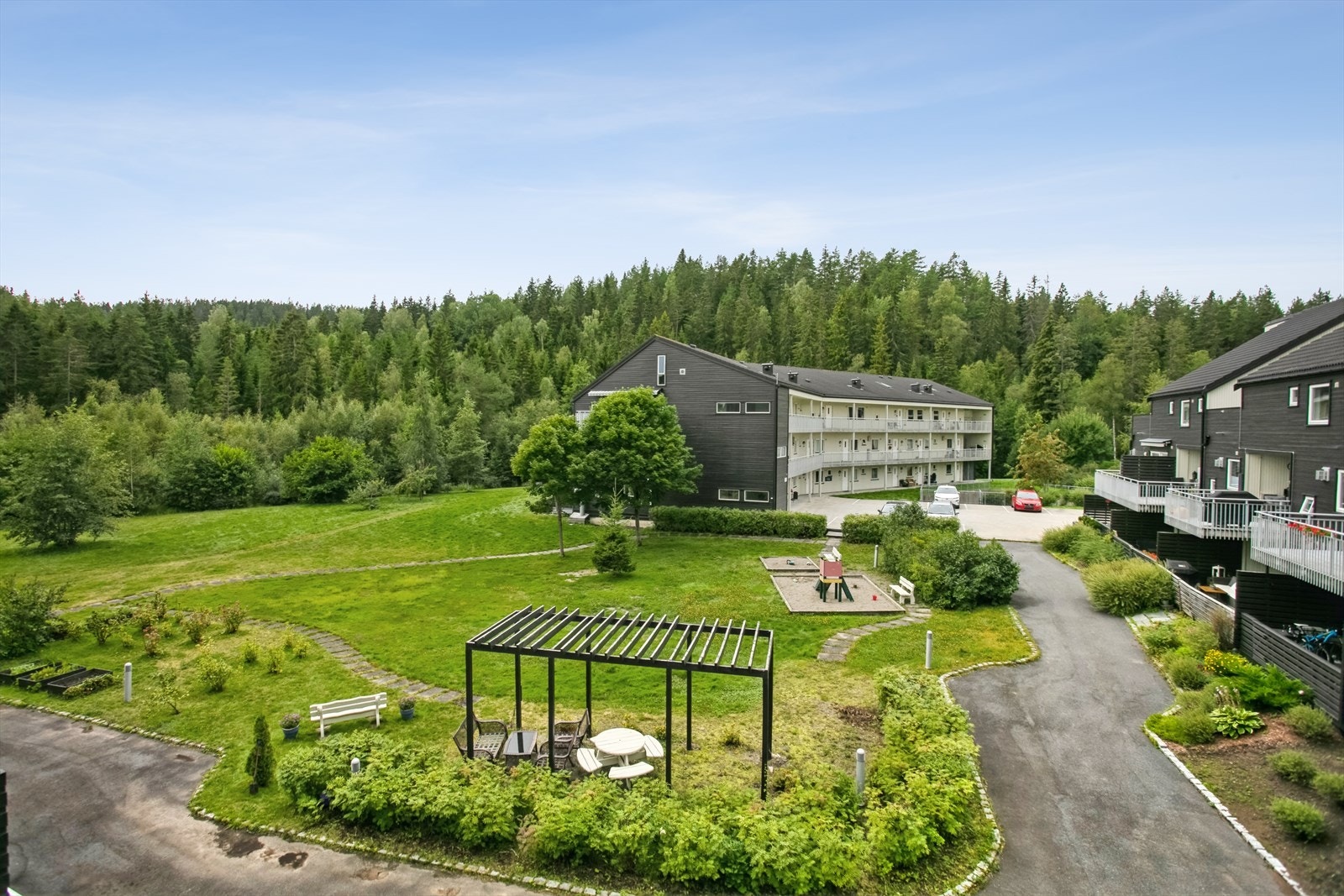 Fin utsikt over nærområdet Galleribilde