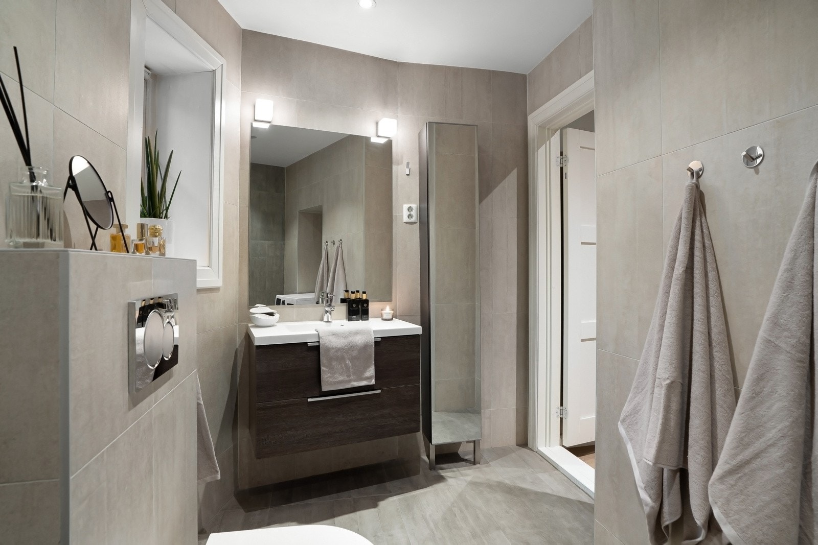 Det er felles varmtvann i borettslaget som er inkludert i fellesutgiftene Galleribilde