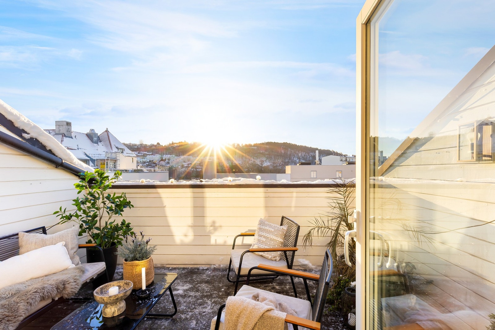 Fra takterrassen på dagtid! Galleribilde