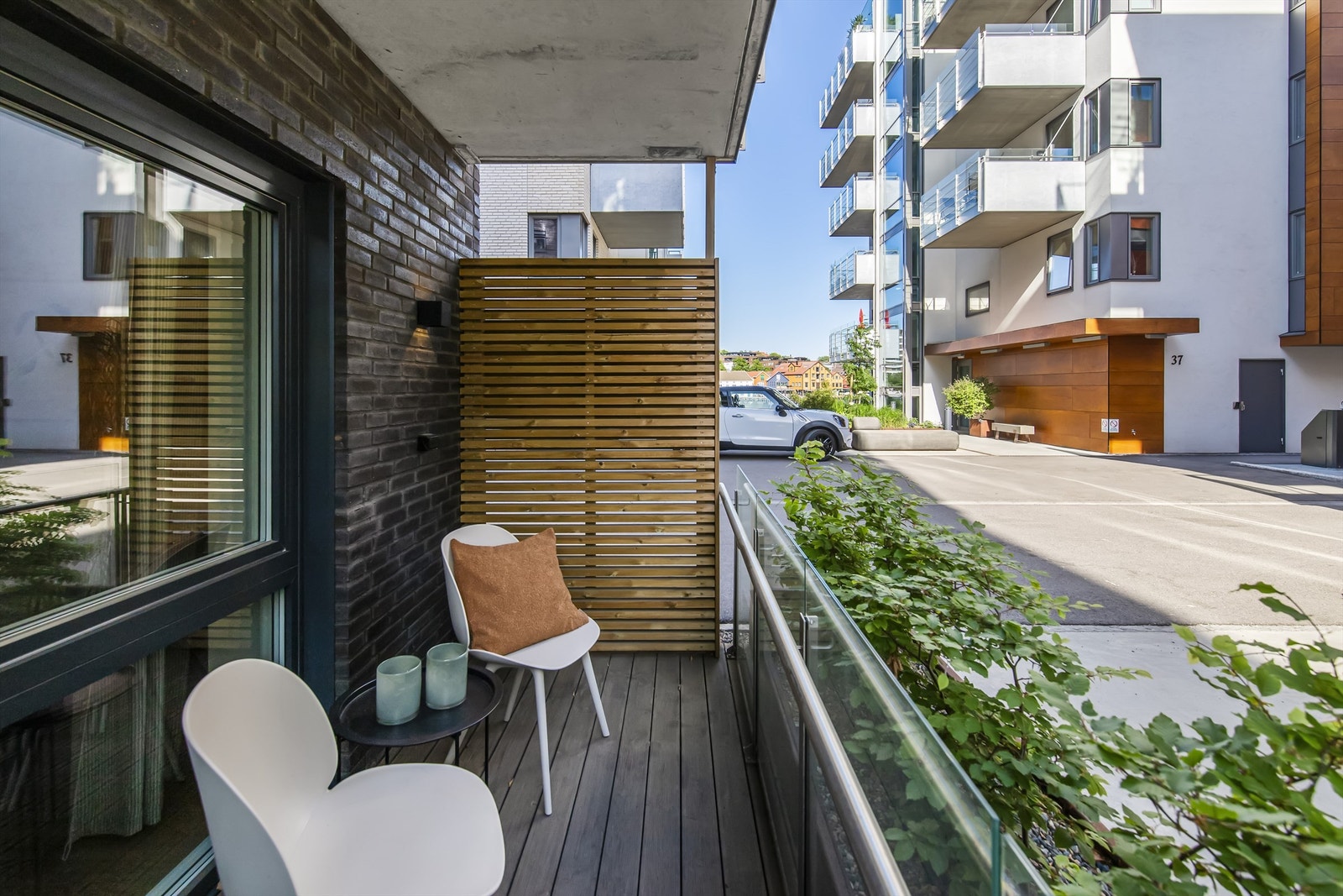 Egen terrasse ved hovedsoverommet på 6 kvm. Galleribilde
