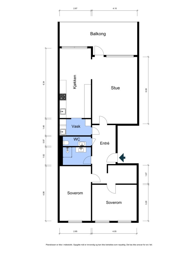 Plantegning Galleribilde