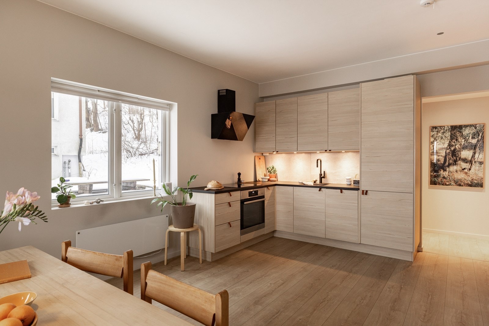 En meget tiltalende og lun 3-roms endeleilighet med fantastisk utsikt over Oslo Galleribilde