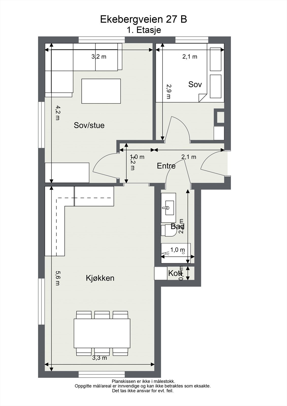 Planskisse Galleribilde