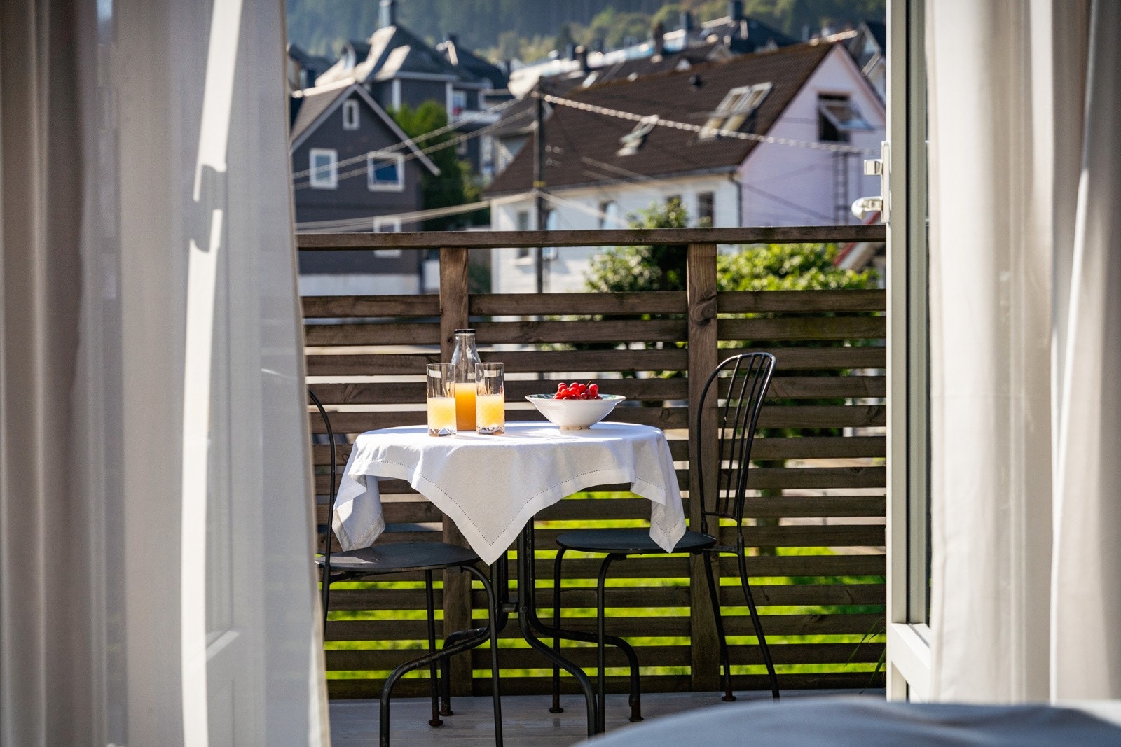 Her kan man nyte utsikten over nærområdet. Galleribilde