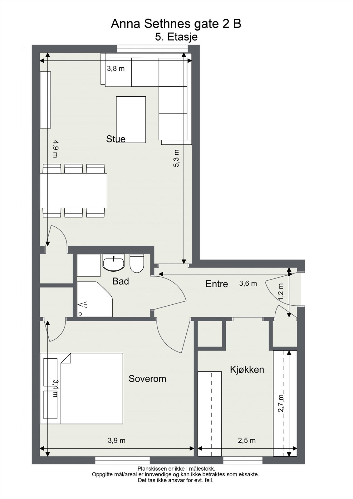 Planskisse Galleribilde