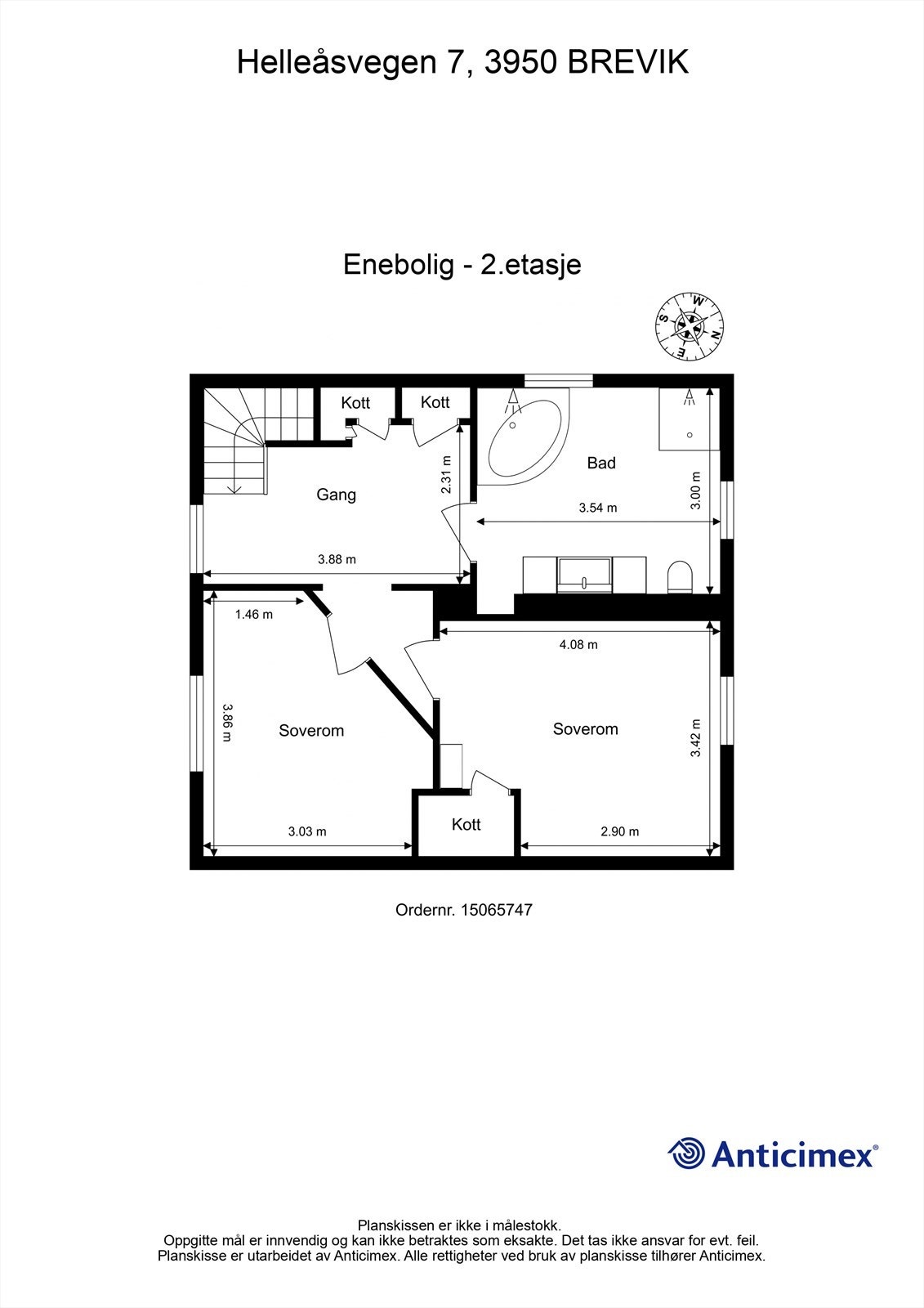 Plantegning - 2. etasje Galleribilde