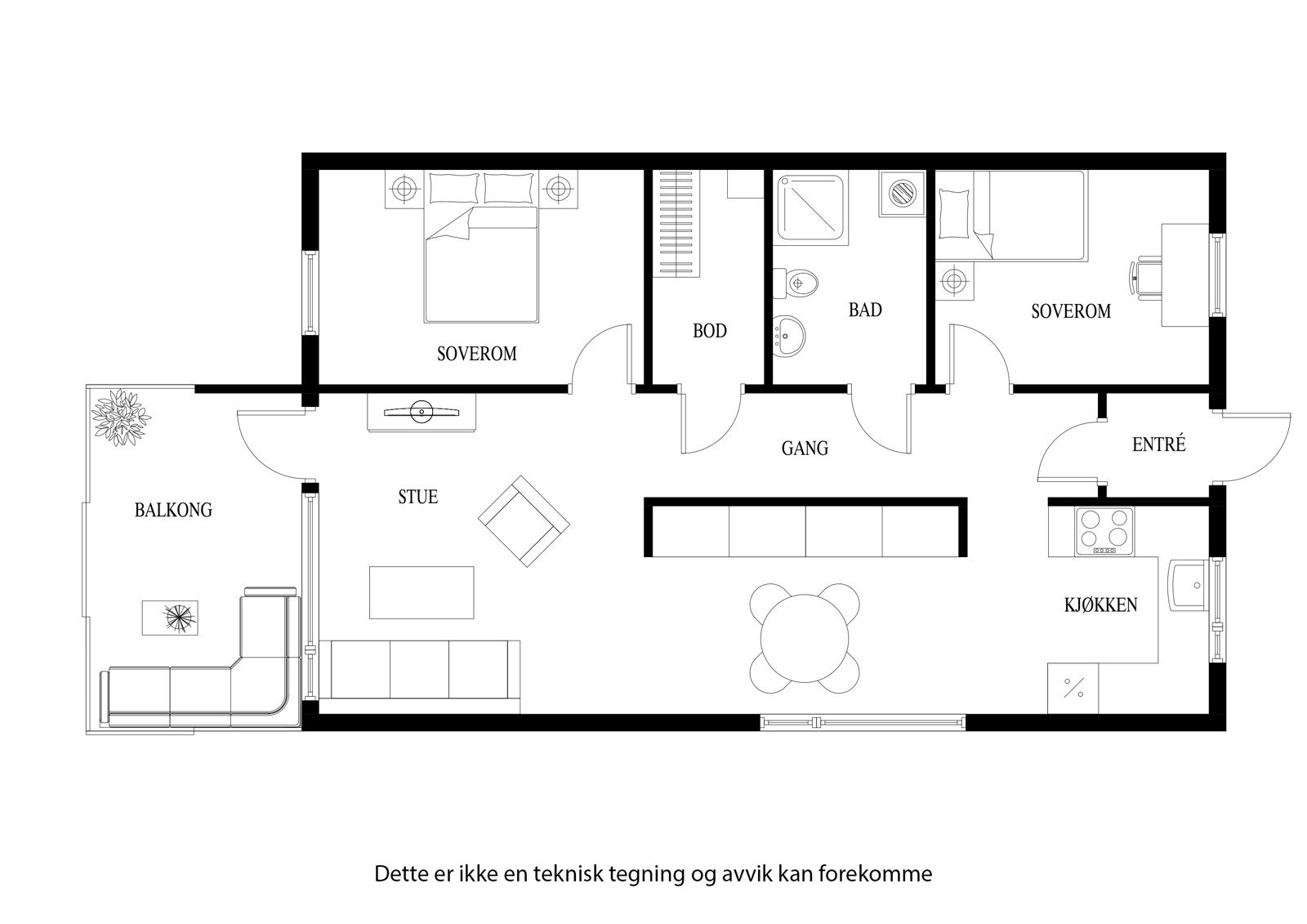 Plantegning Galleribilde