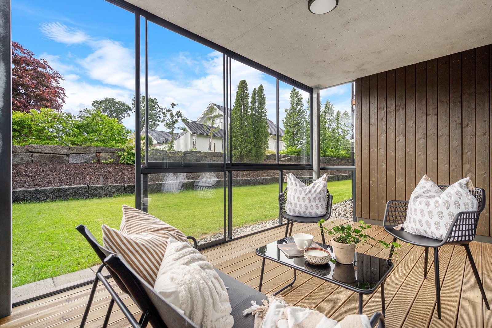 Herlig terrasse Galleribilde