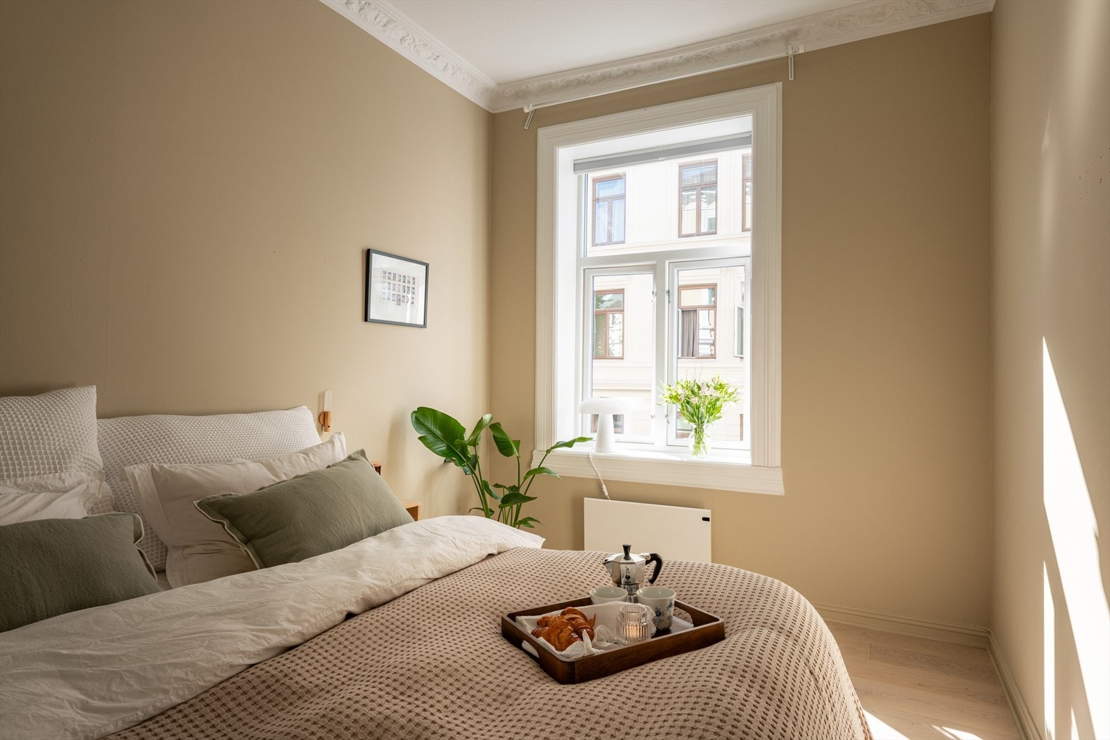 Soverommet er også utsmykket med stukkatur i tak. Galleribilde