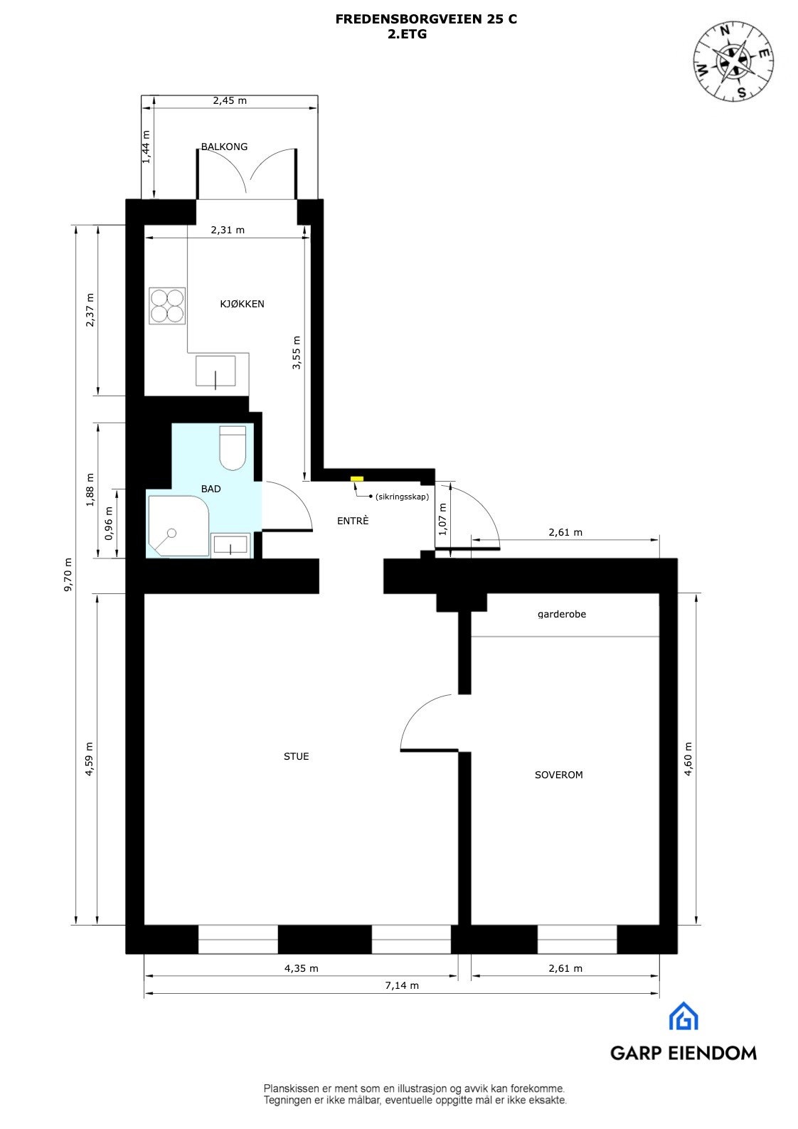 Plantegning. Galleribilde