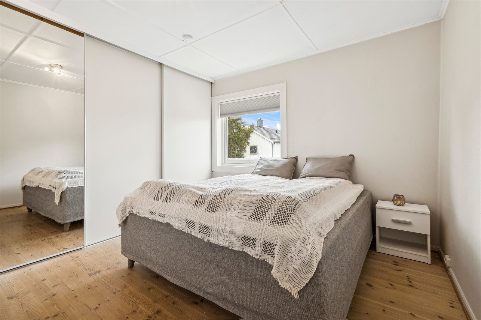 Leiligheten har to fine soverom. Galleribilde