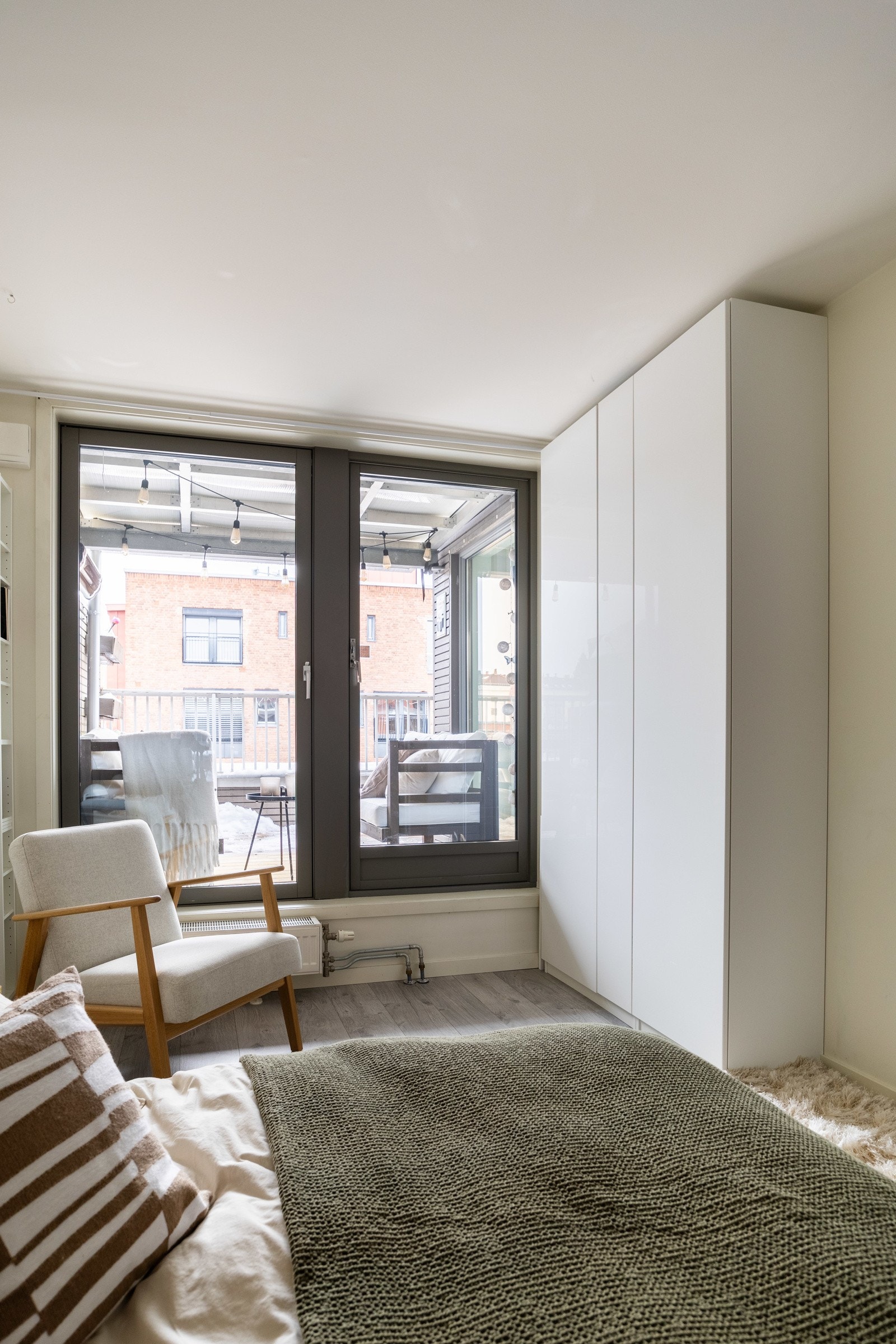 Også fra soverommet er det utgang til takterrassen. Galleribilde