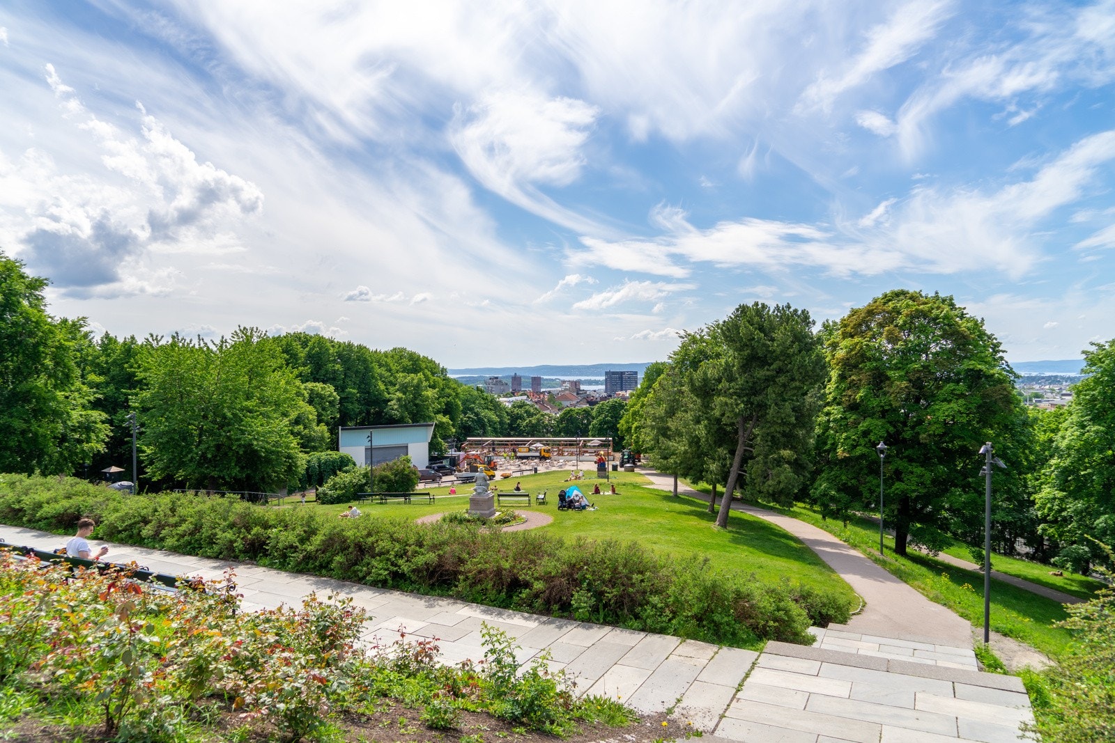 St. Hanshaugen park er det også kort veg til. Galleribilde