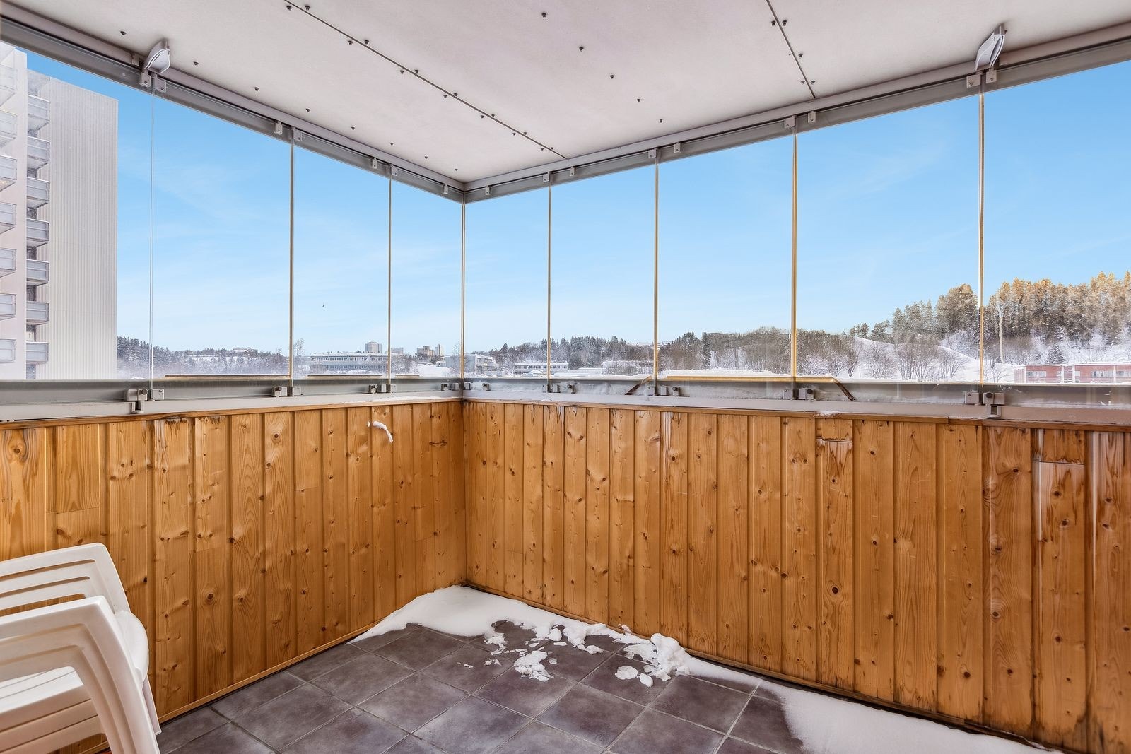 Vakker utsikt fra balkongen! Galleribilde