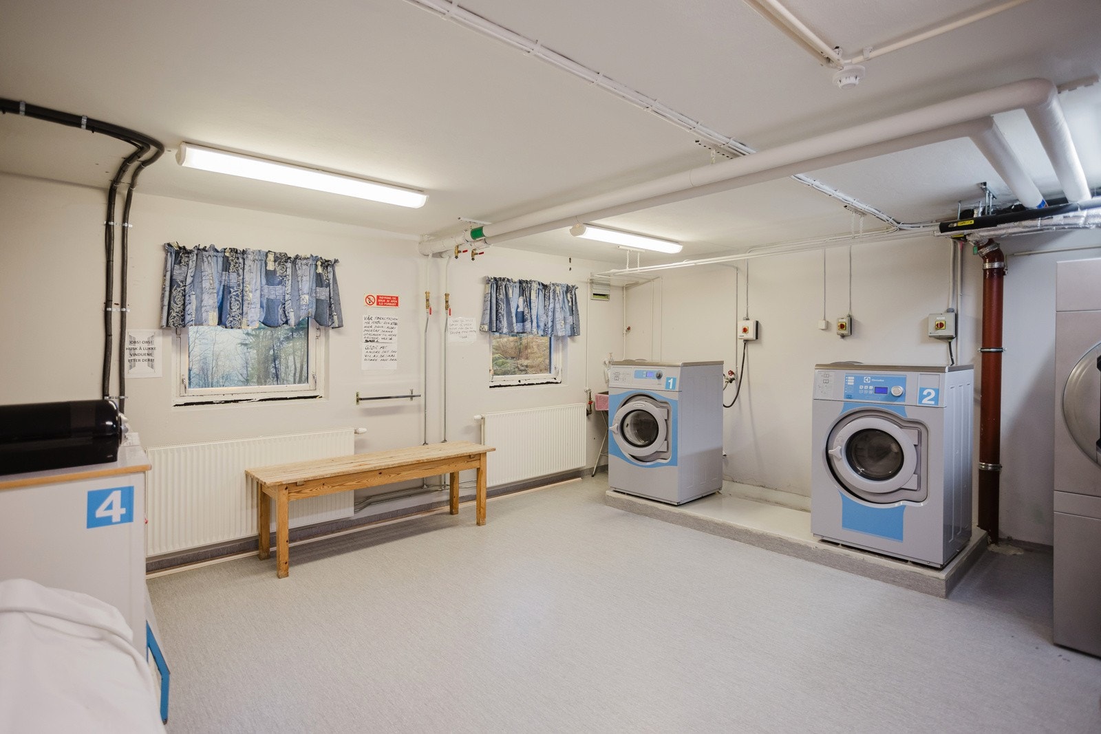 Felles vaskerom i 1.etasje. Galleribilde
