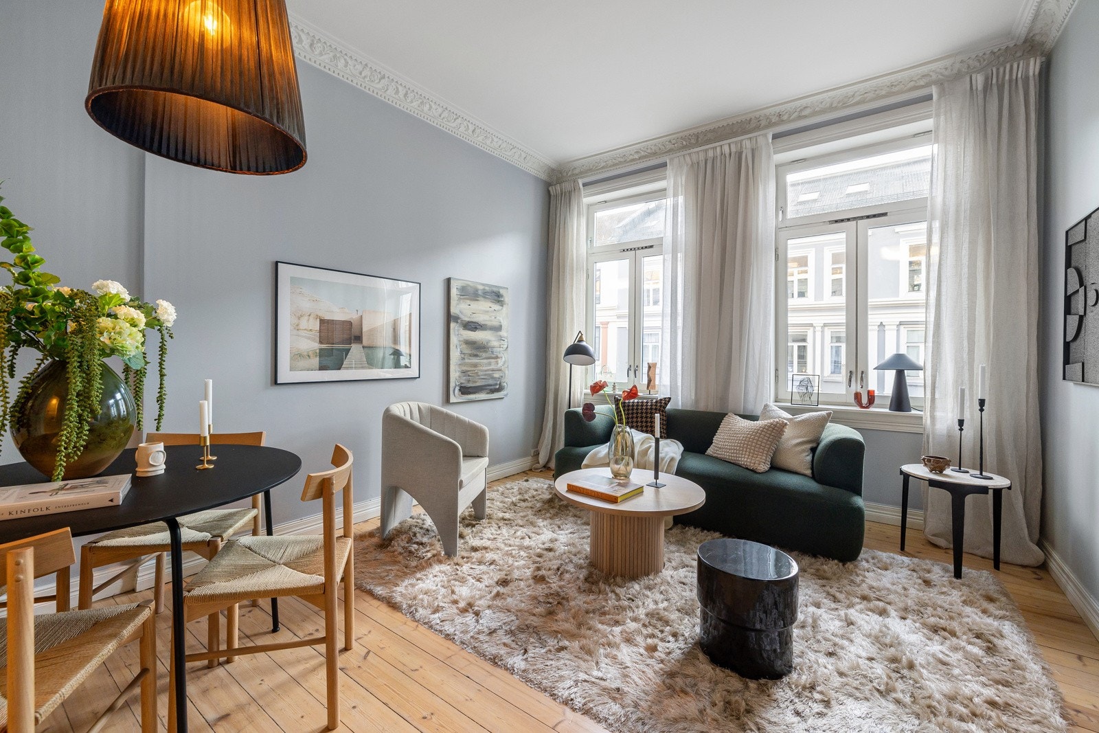 Velkommen til Odins gate 16 - Vakker og klassisk 3(4)-roms leilighet i et meget ettertraktet boligområde på Frogner. Galleribilde