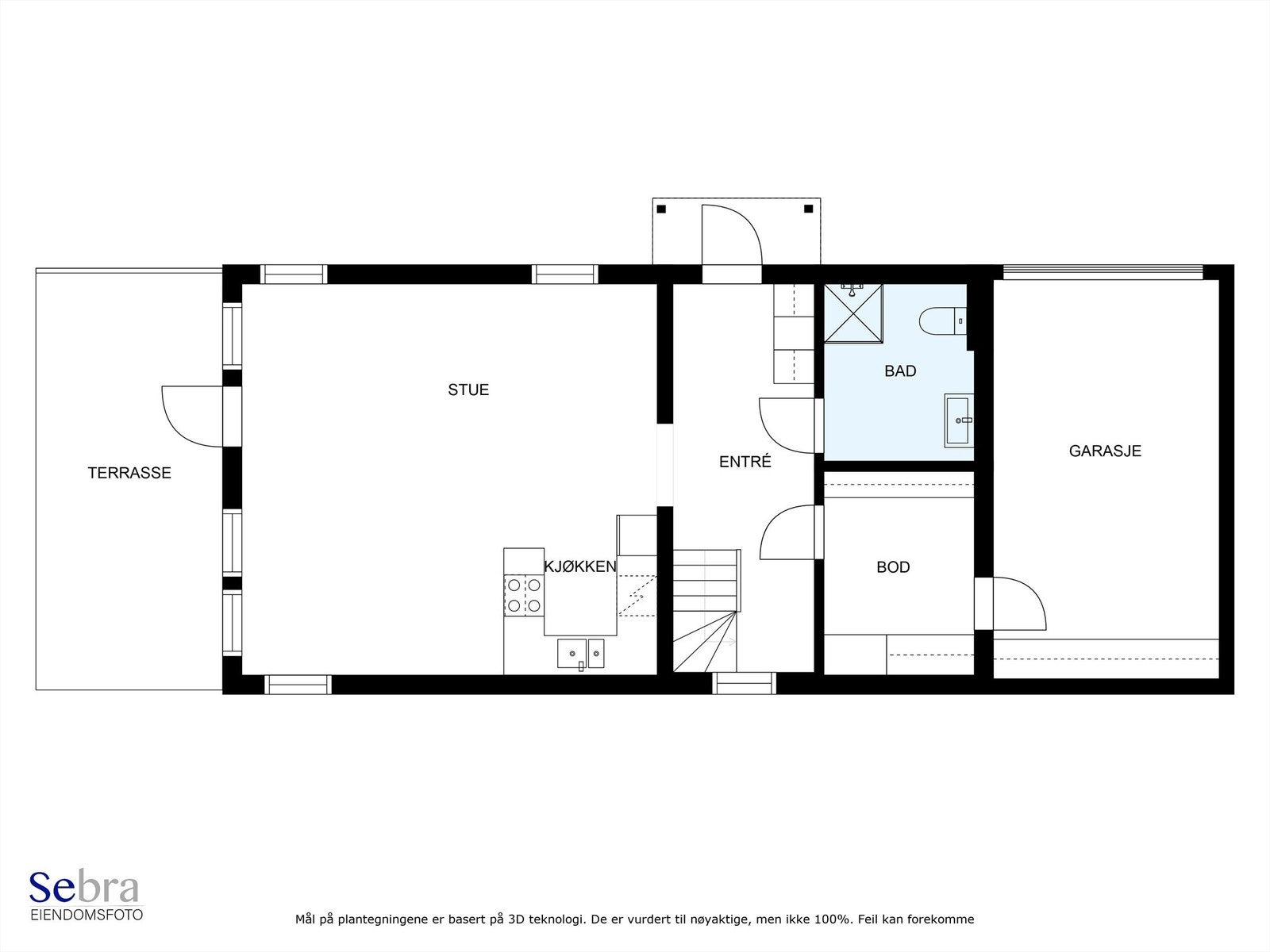 Plantegning første etasje Galleribilde