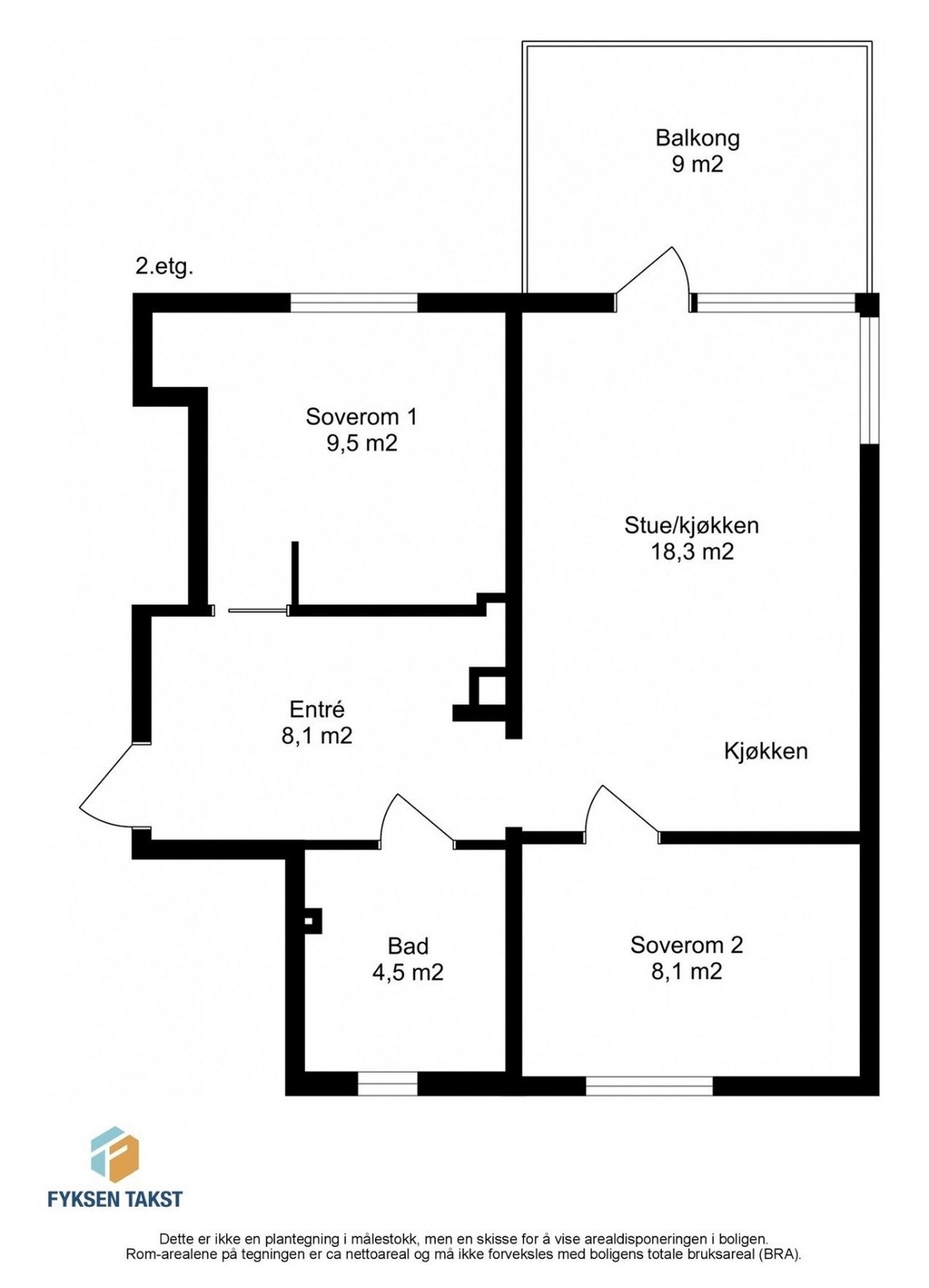 Plantegning Galleribilde