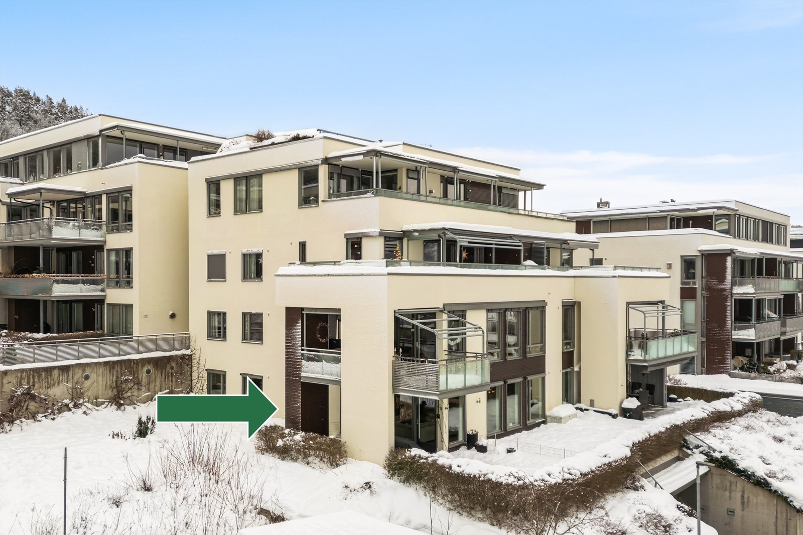 Innbydende og velholdt 4-roms eierleilighet i 1. etasje Galleribilde