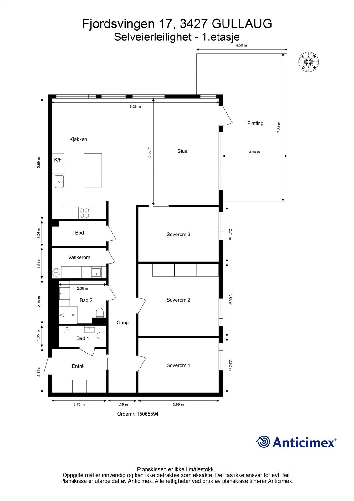 Plantegning - 1. etasje Galleribilde
