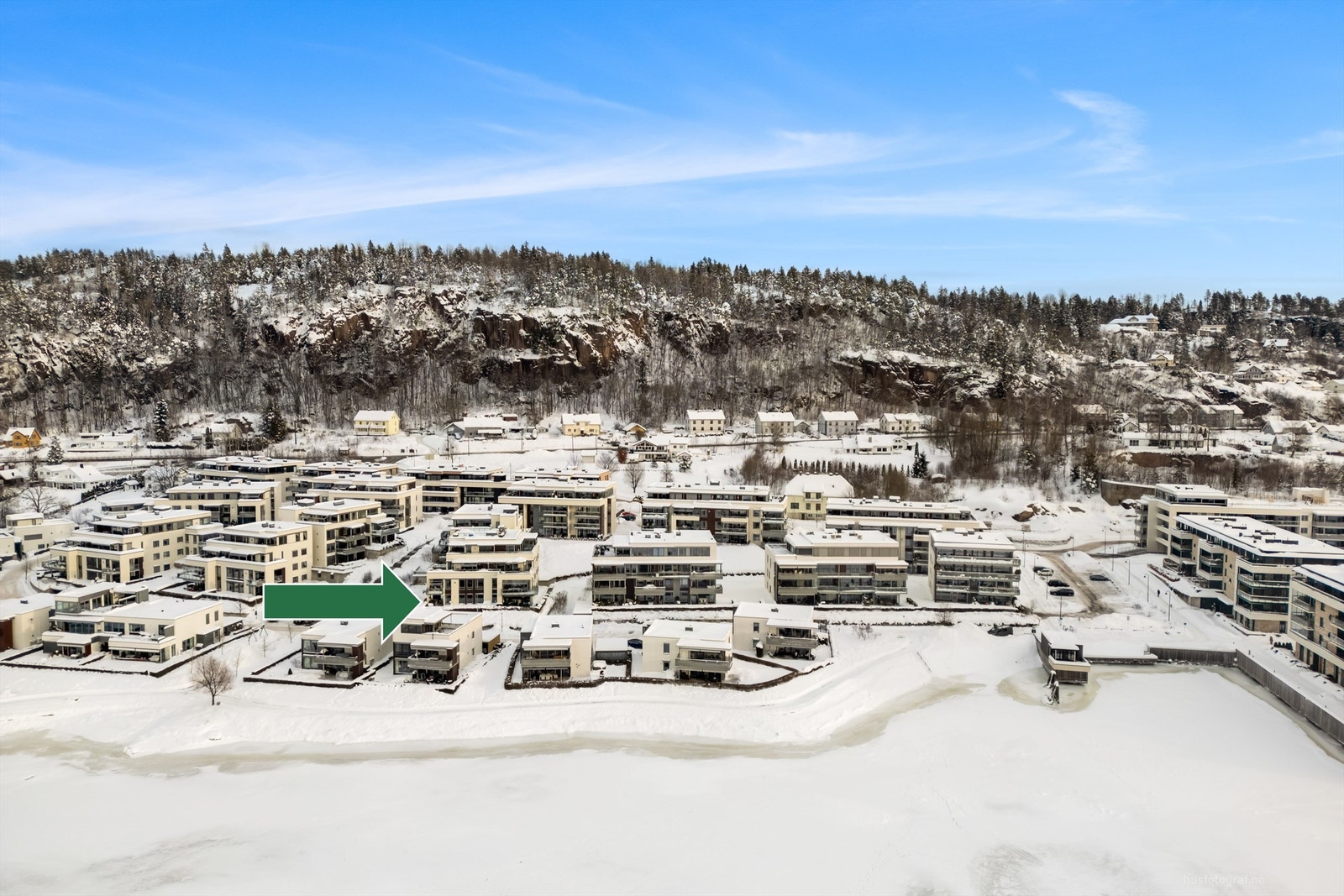 Kort vei til tur- og rekreasjonsmuligheter bl.a. til den gamle jernbanen Galleribilde