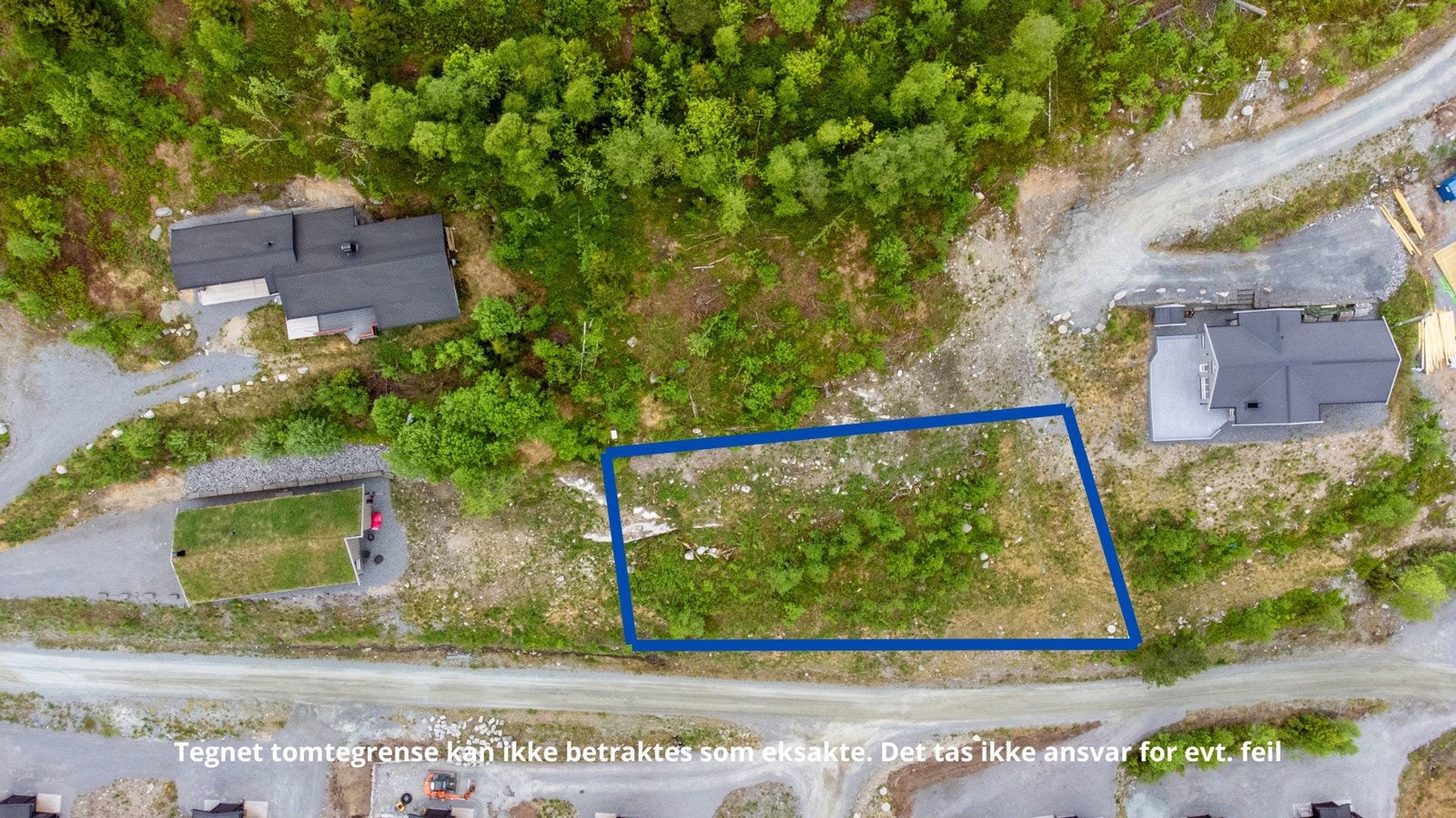 Flott solrik tomt på 1 152 kvm Galleribilde