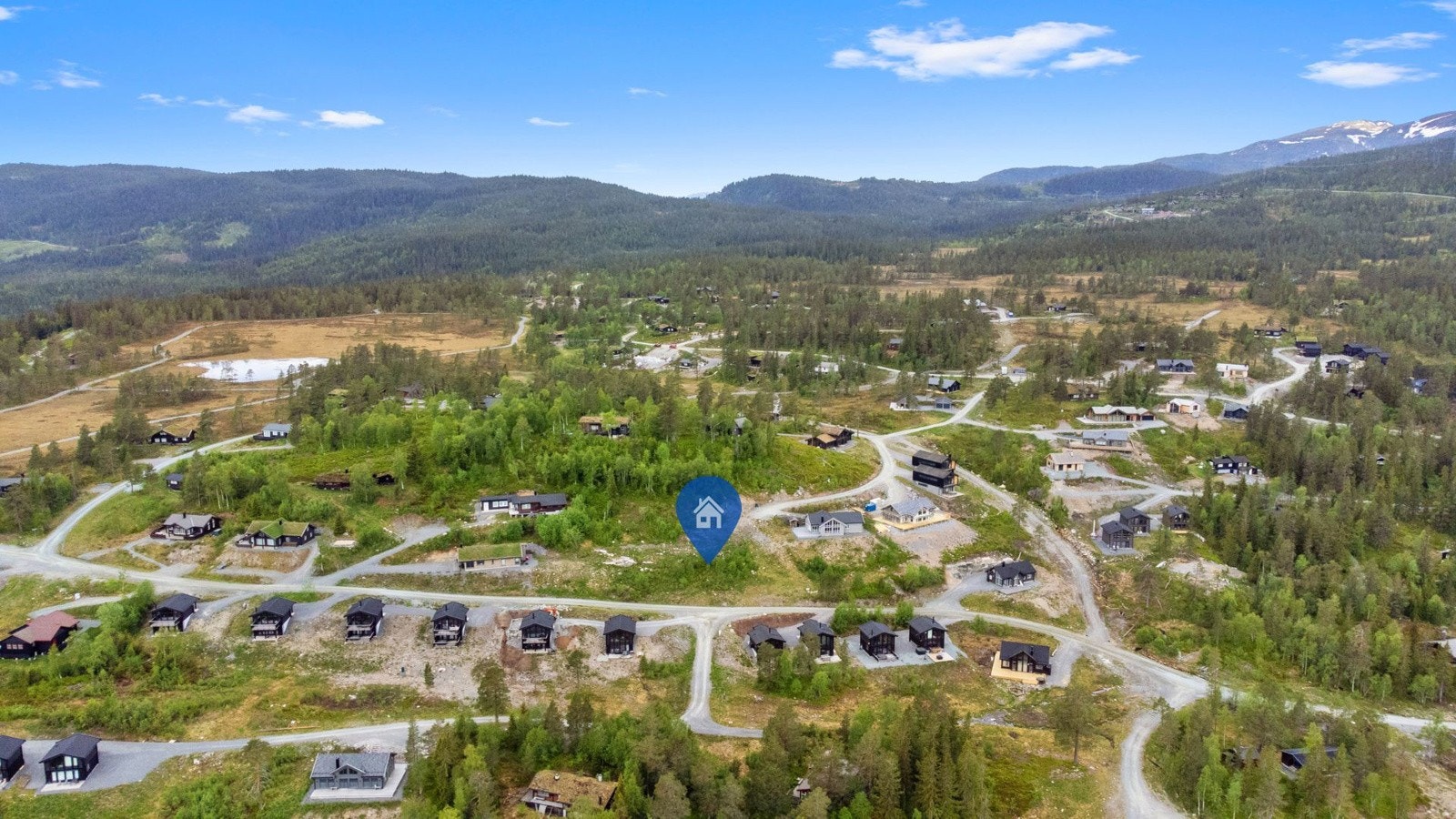 Eiendommen ligger attraktivt til på Norehammerern Galleribilde