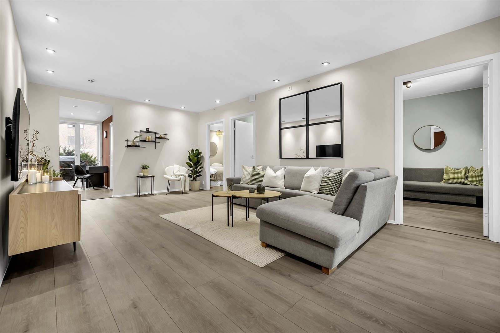 En stilren og moderne 4-roms endeleilighet beliggende i Kværnerbyen. Galleribilde