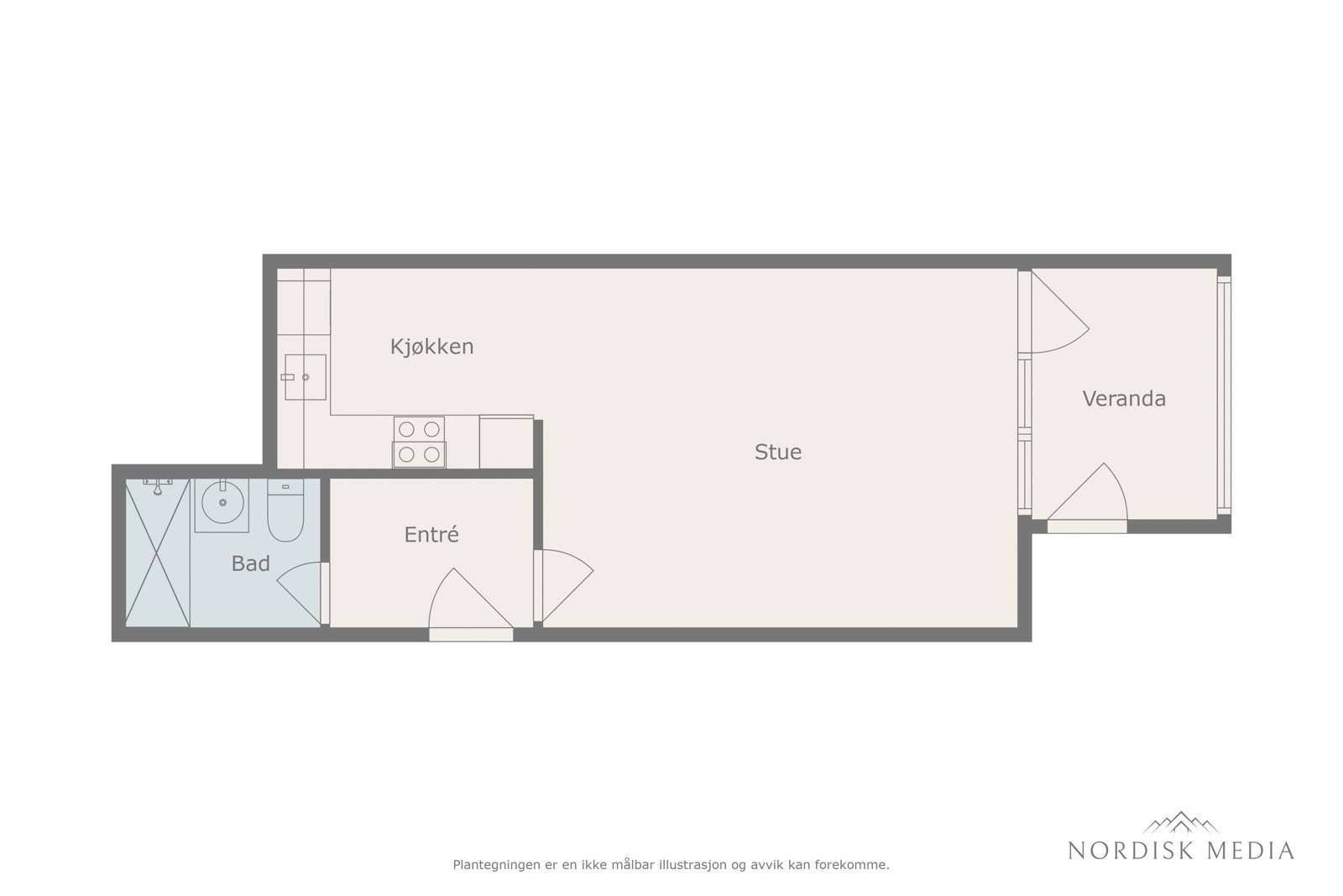 Planskisse Galleribilde