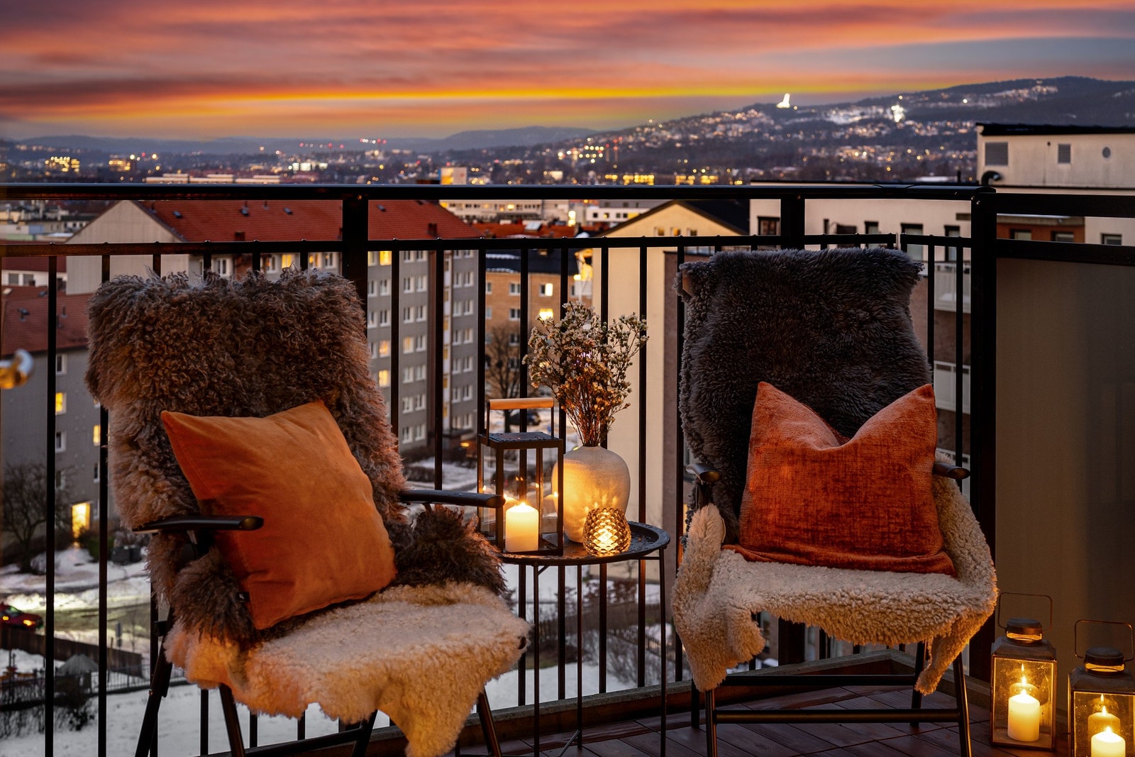 Nydelige solforhold fra ca. kl. 13 til solnedgang Galleribilde