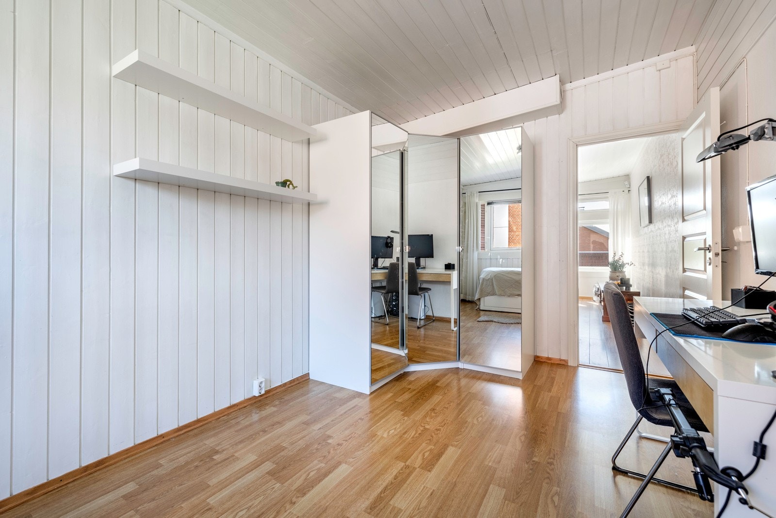 Rommene er godt egnet som gjesterom, hjemmekontor og barnerom. Galleribilde