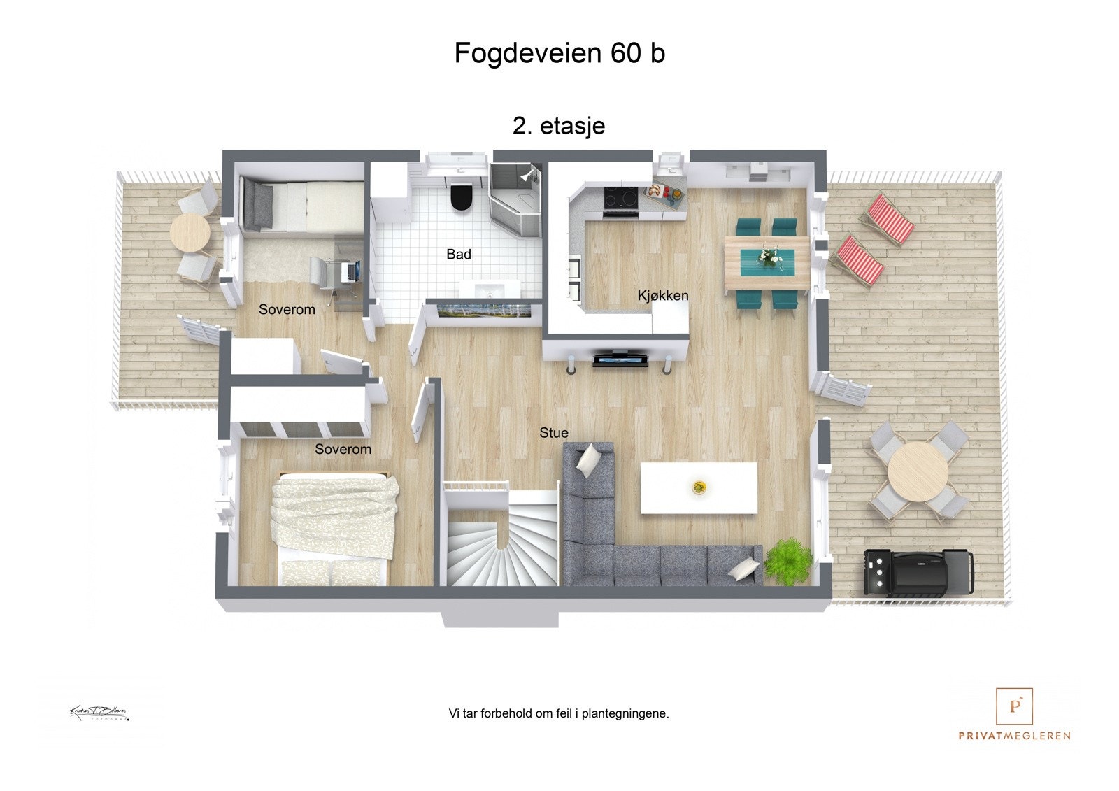 Plantegning 2. etasje Galleribilde