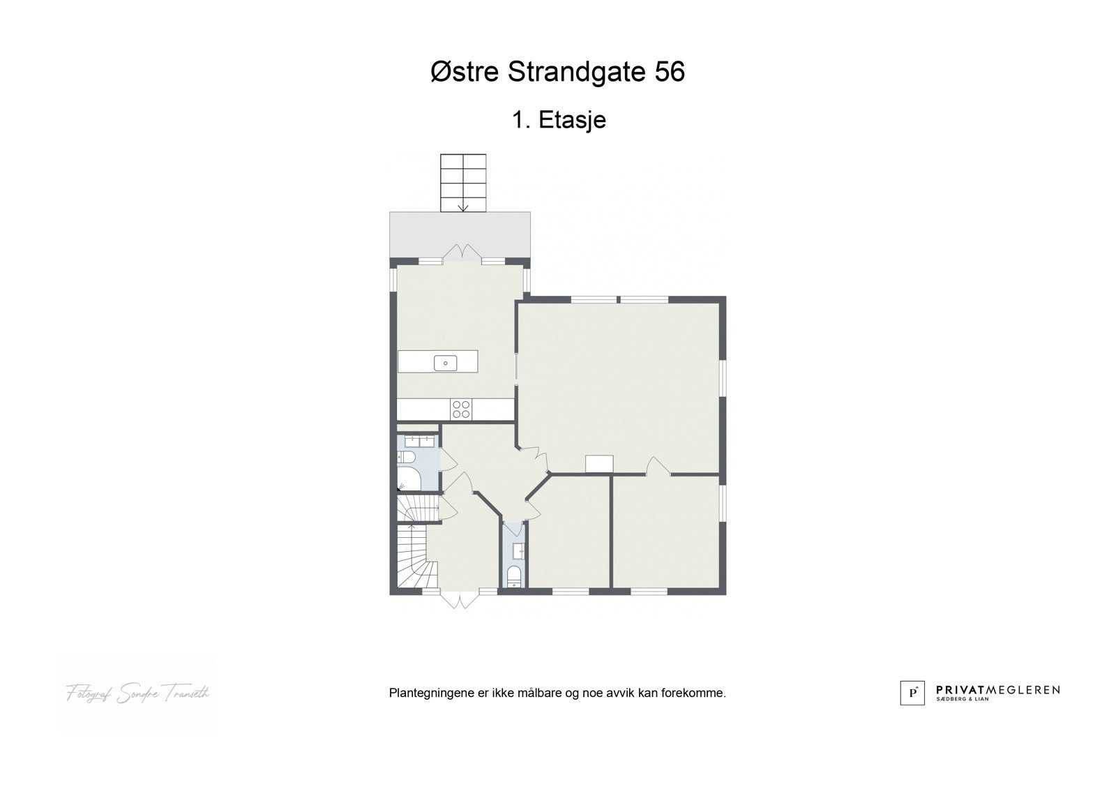 Planskisse 1.etasje Galleribilde