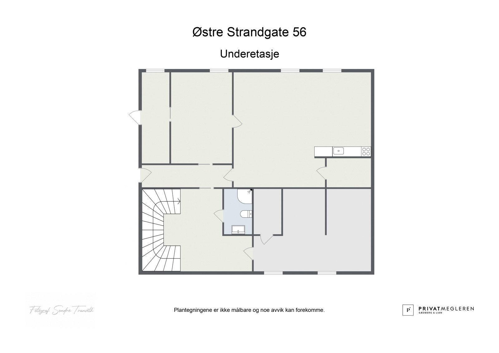 Planskisse kjelleretasjen Galleribilde