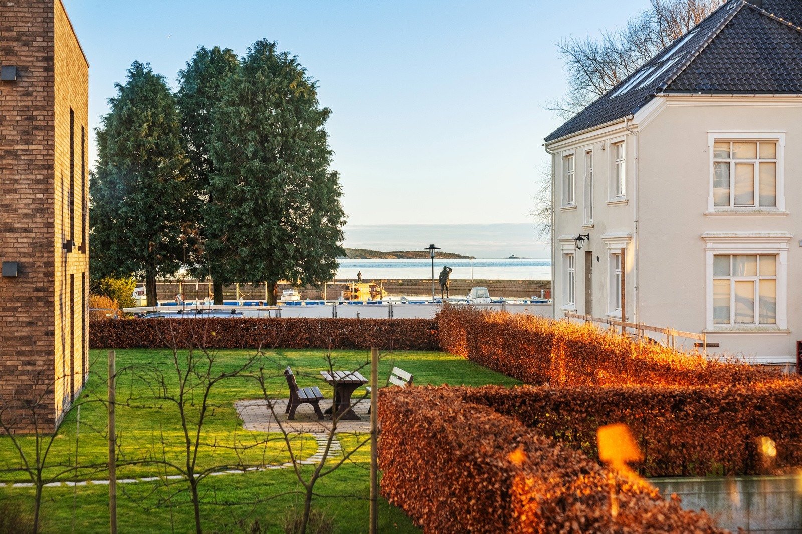 Nydelig sjøutsikt fra leiligheten Galleribilde