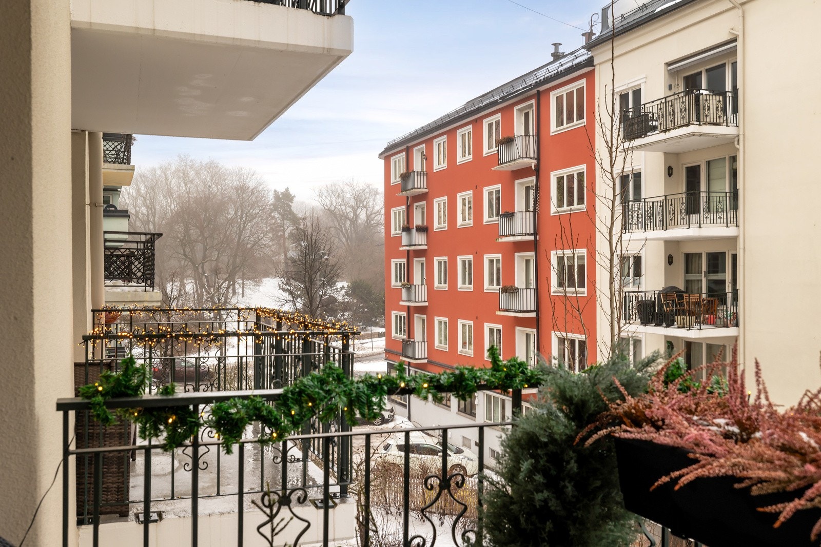 Utsyn mot vakre Frognerparken Galleribilde