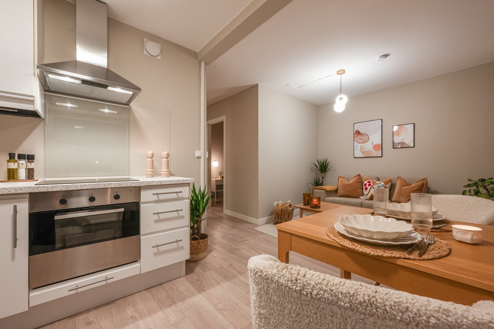 Leiligheten har en praktisk planløsning. Galleribilde