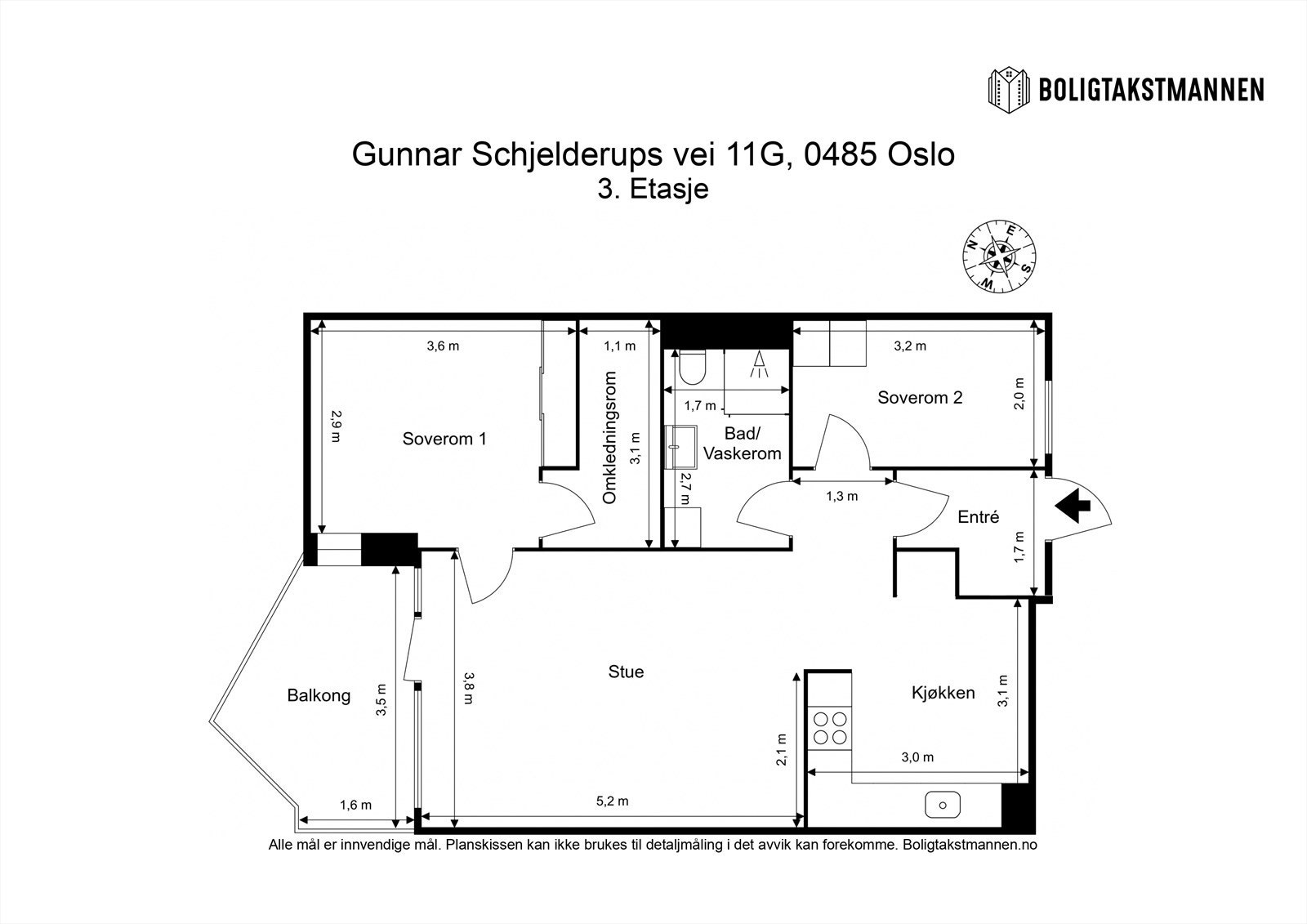 Plantegning til orientering. Galleribilde