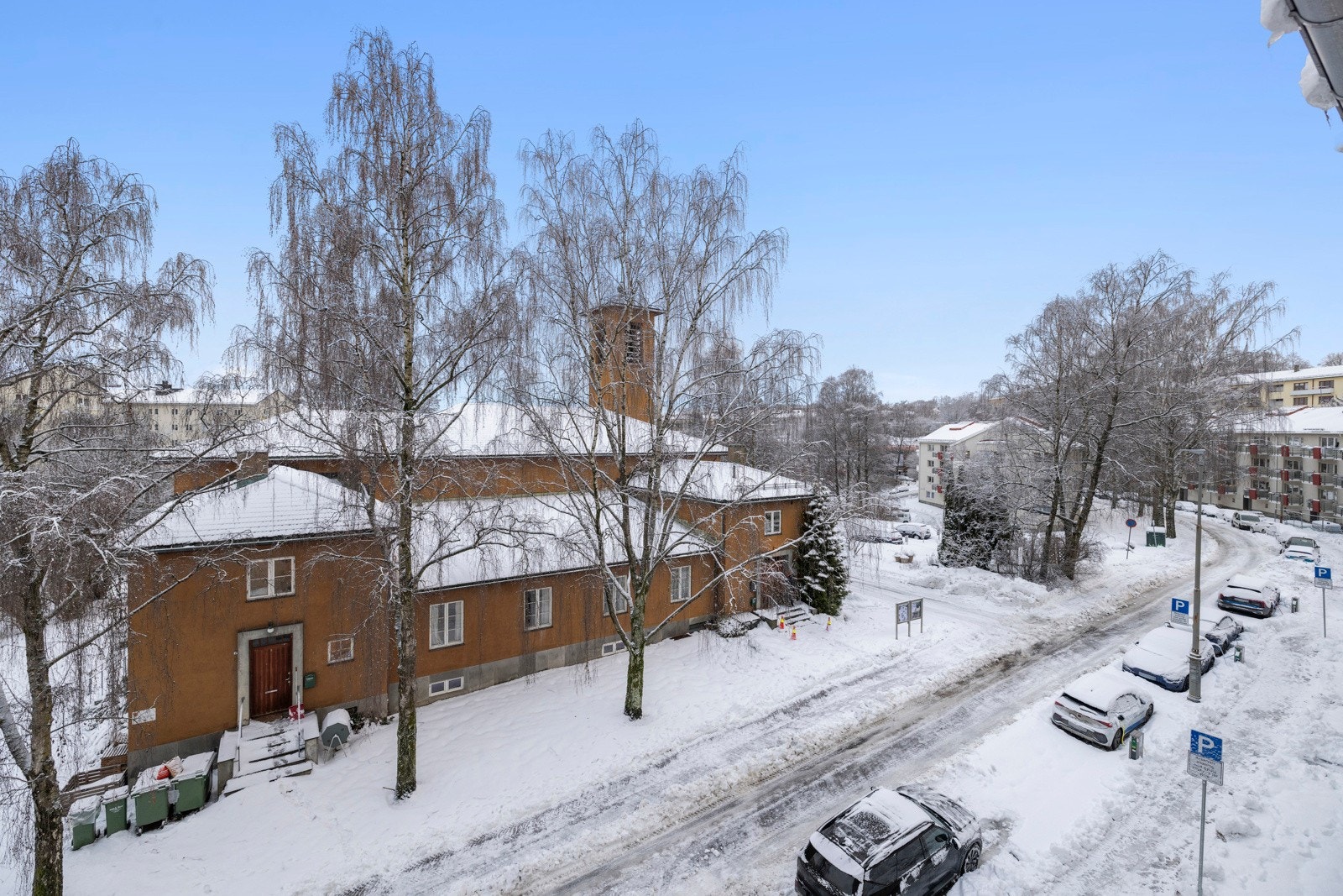 Utsyn fra balkongen Galleribilde