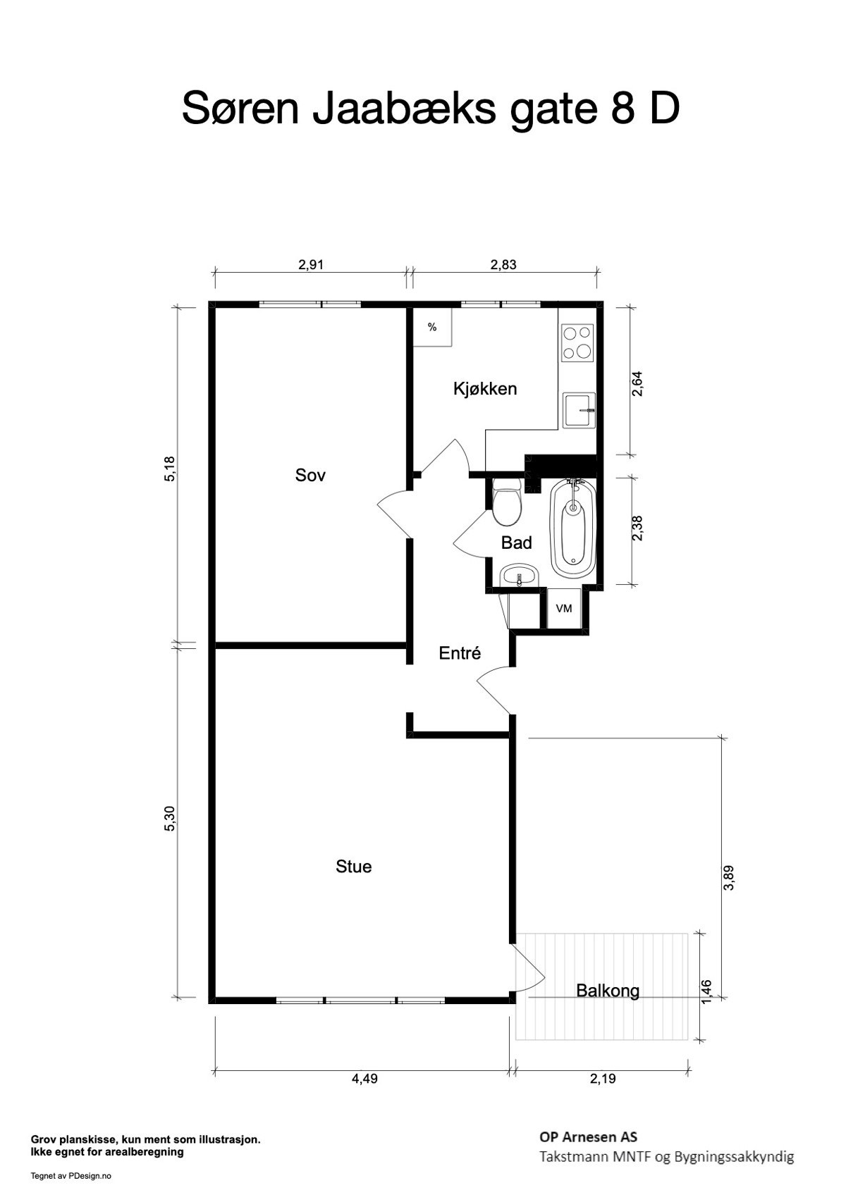 Planskisse Galleribilde