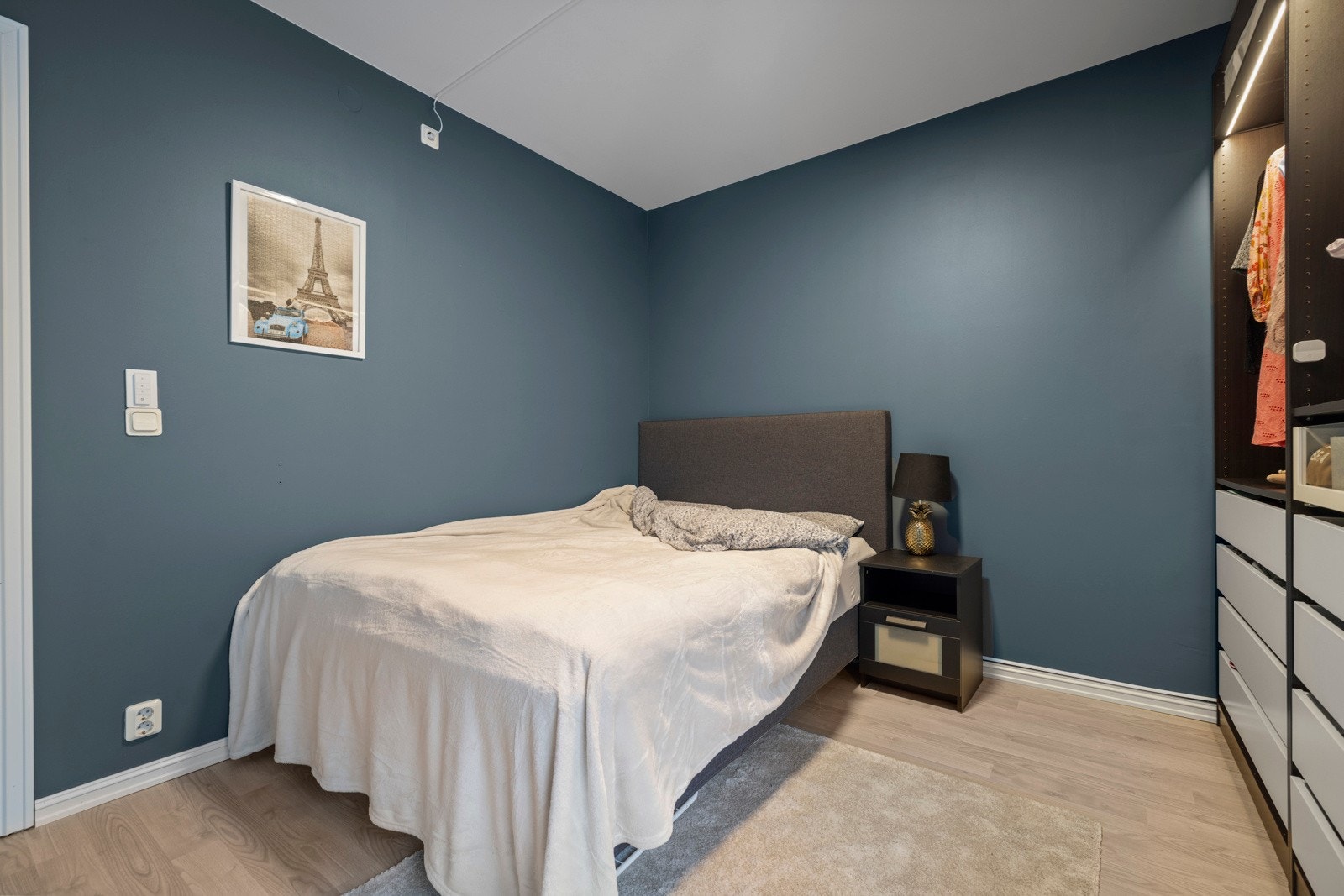 Oppvarming A-konto er inkludert i de månedlige felleskostnadene, som har gitt nåværende eier lave strømkostnader Galleribilde