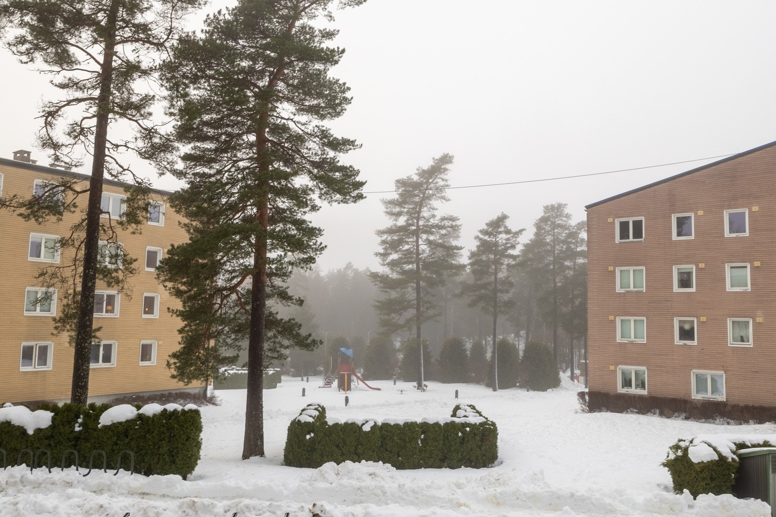 Trivelig utsikt mot fellesområder. Galleribilde