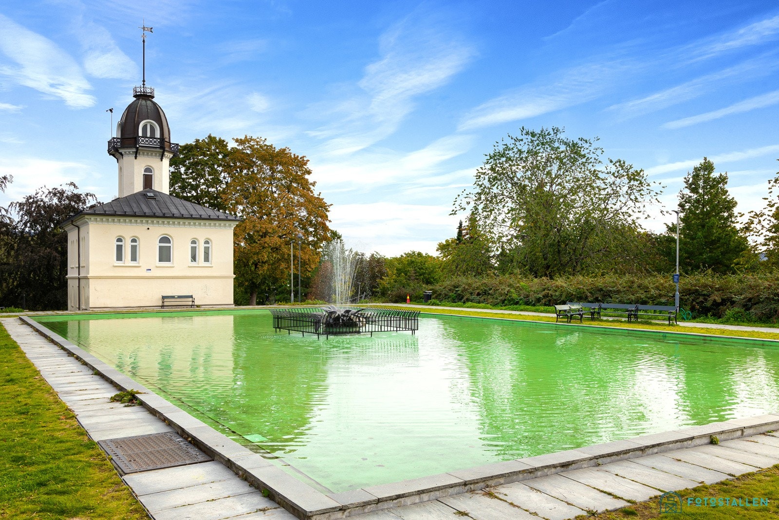 Flott fontene på toppen av St.Hanshaugenparken! Galleribilde