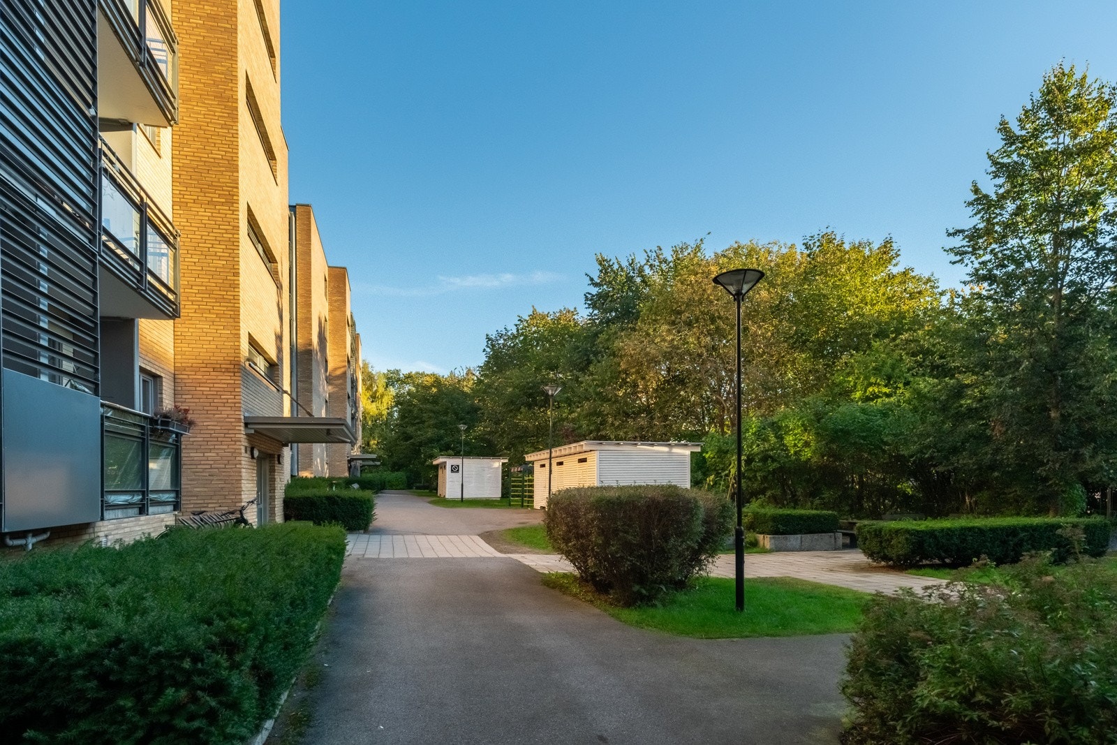 Sameiet Maridalsveien Park består av 125 leiligheter og er beliggende fint til i frodige omgivelser på Bjølsen. Galleribilde