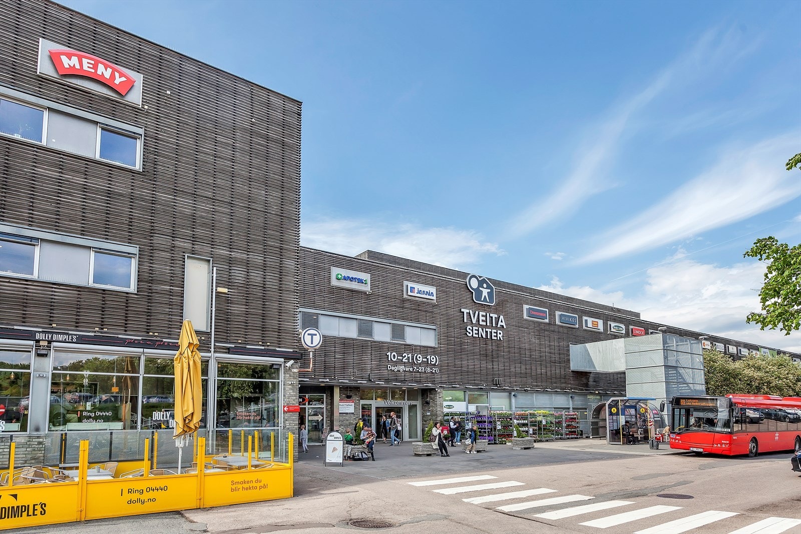 Tveita senter byr på et godt servicetilbud med butikker, restauranter, dagligvare m.m. Galleribilde
