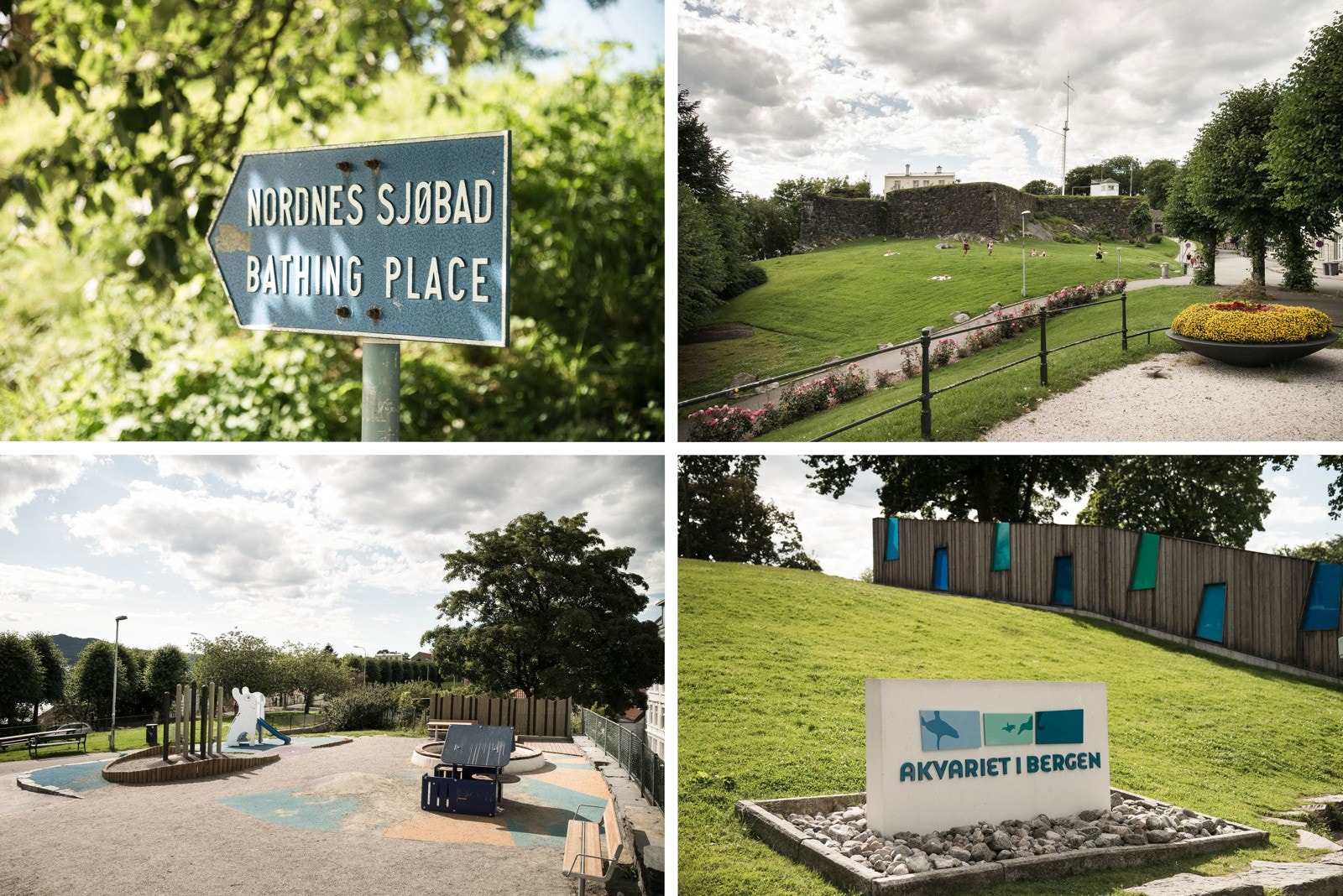 Nordnesparken, Nordnes sjøbad og Akvariet ligger like ved. Galleribilde